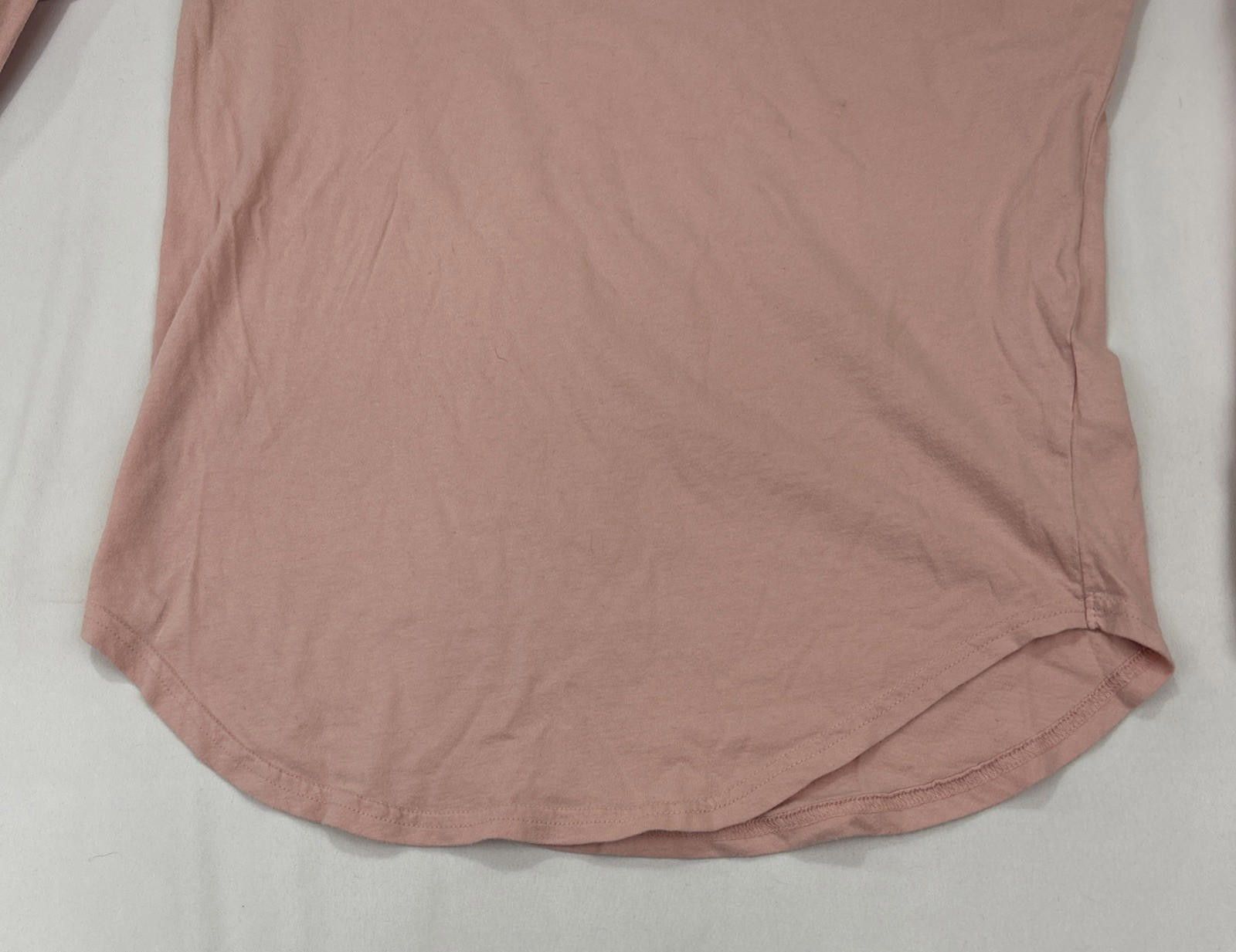 Hollister HOLLISTER Long Sleeve Shirt Pink Medium Cotton Unisex Size US M / EU 48-50 / 2 - 6 Thumbnail