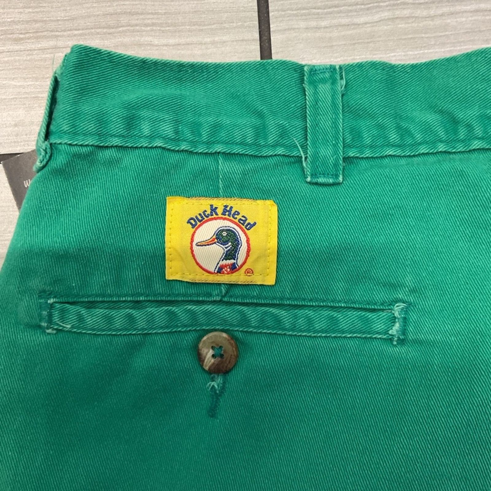Duck Head Duck Head Pastel Green Distressed Shorts Size US 32 / EU 48 - 3 Thumbnail