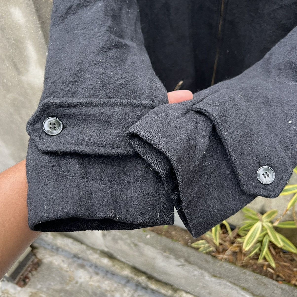 agnes b. “AGNES B.” ZIP UP BLACK WOOL JACKET Size US XL / EU 56 / 4 - 5 Thumbnail