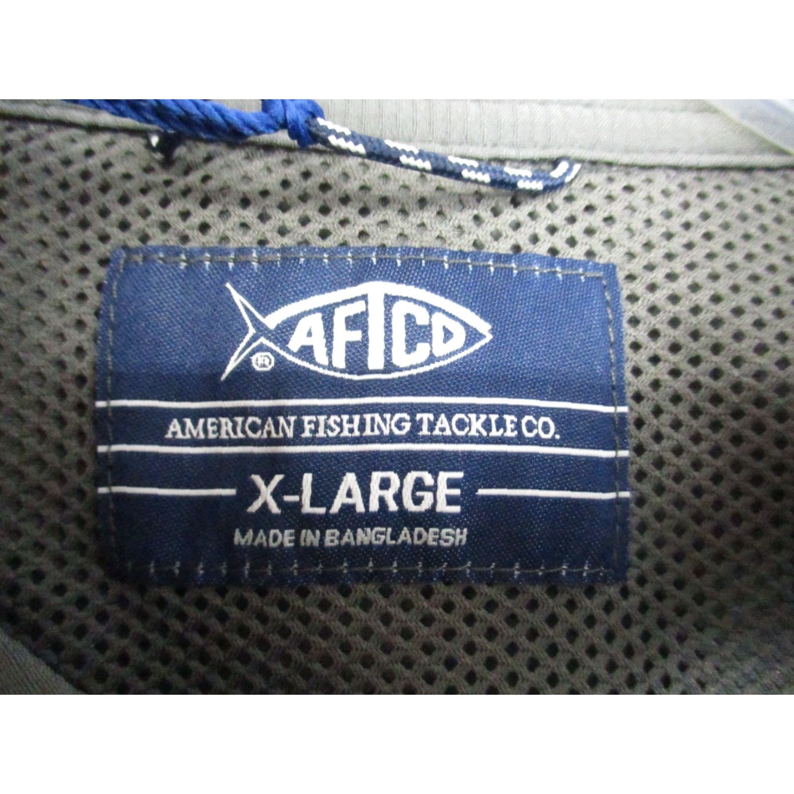 Vintage AFTCO Aftech Vented Shirt XL Bassmaster Fishing Gray Mens Size US XL / EU 56 / 4 - 4 Thumbnail