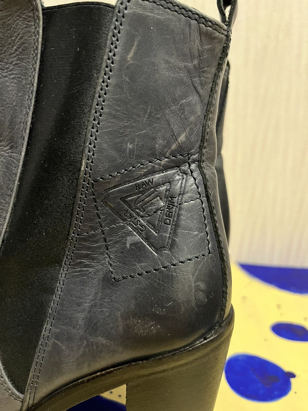 G-Star Avantgarde washed leather g-star raw heelboots Size US 6 / IT 36 - 2 Thumbnail