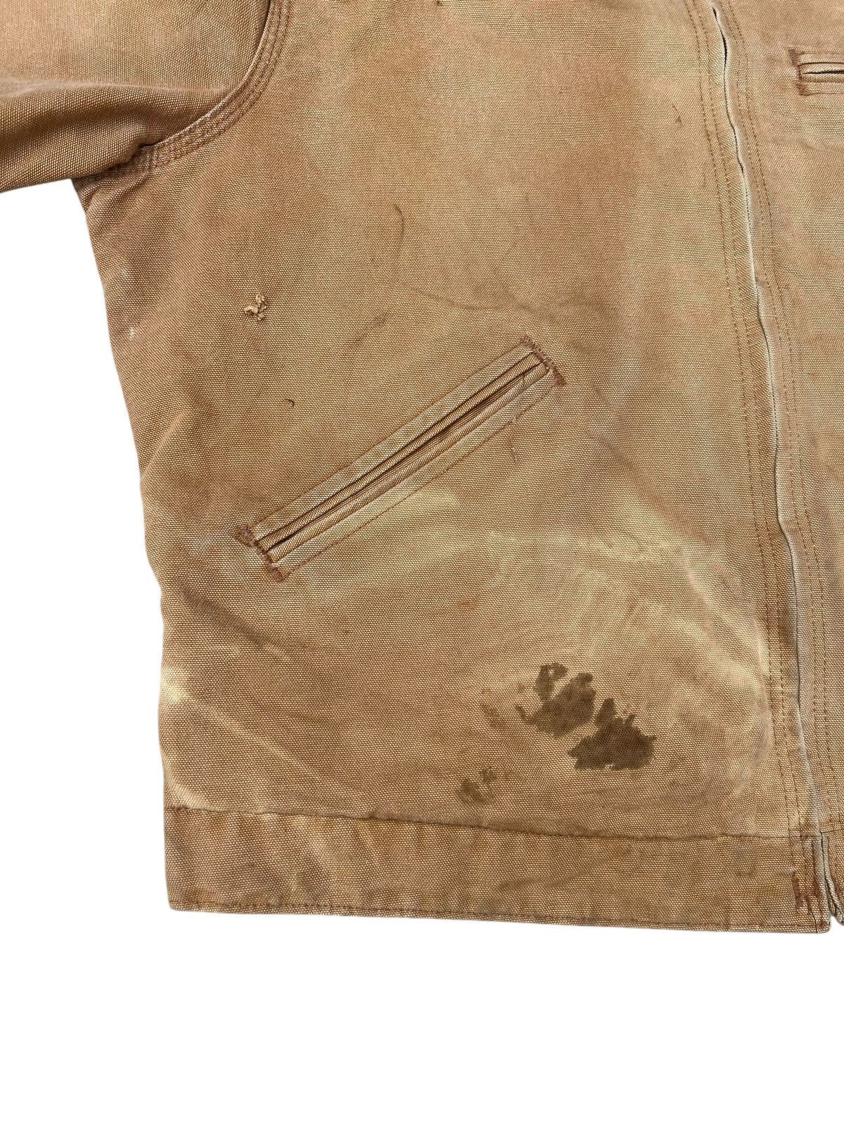Carhartt Distressed 90s Carhartt Detroit Blanket Lined Senim Jacket Size US L / EU 52-54 / 3 - 7 Thumbnail
