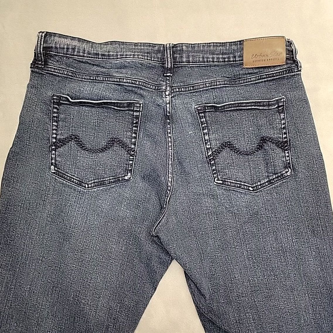 Vintage Urban Star Jeans Men 38x32 Blue Relaxed Straight Casual Stretch Everyday Pants Size US 38 / EU 54 - 5 Thumbnail