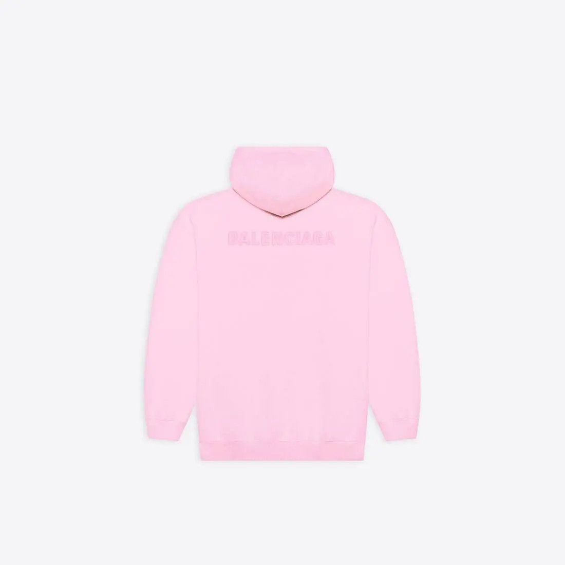 Balenciaga o1s1wg111124 BB Corp Hoodie Medium Fit in Pink Size S / US 4 / IT 40 - 2 Thumbnail