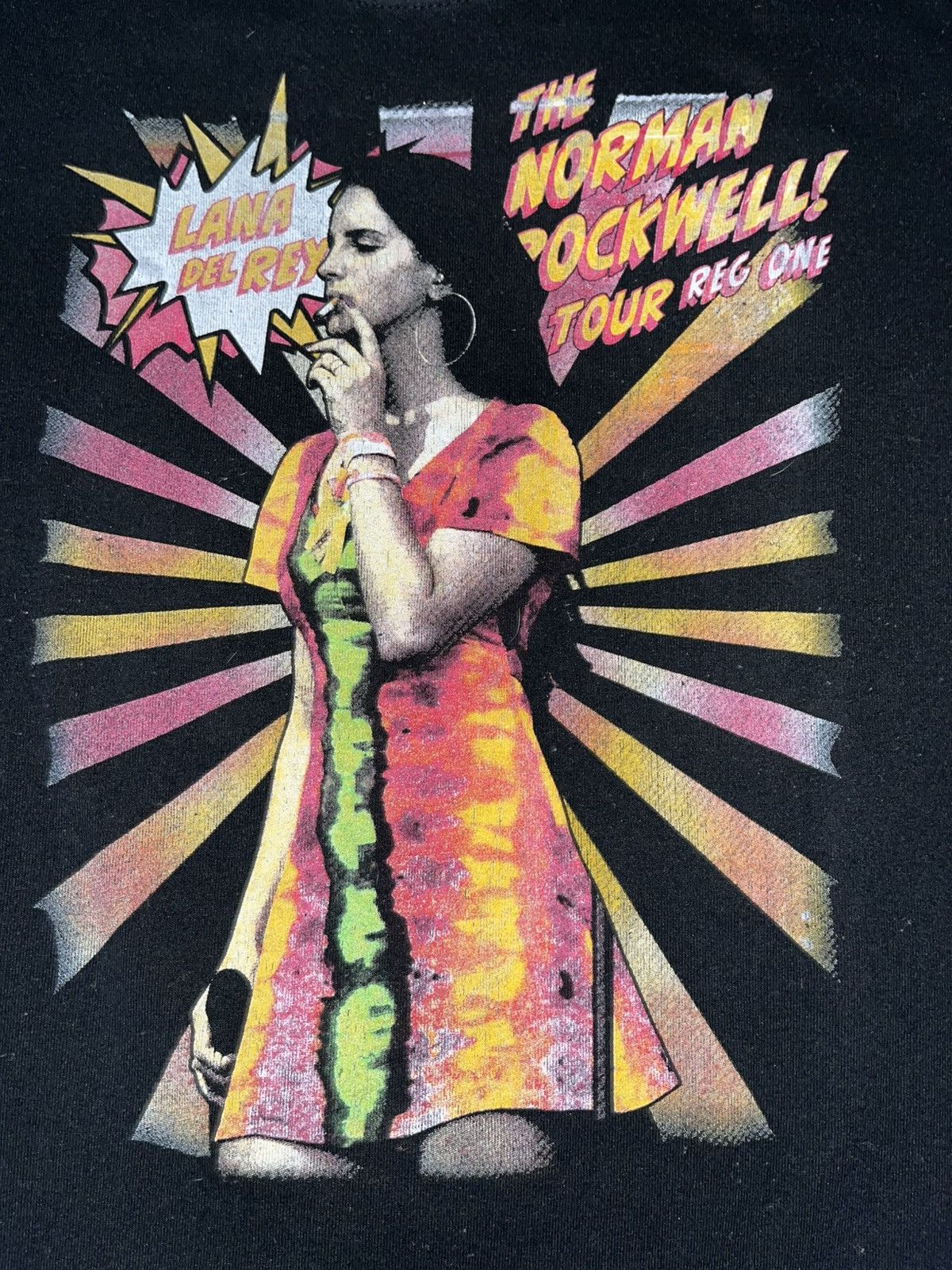 4GSELLER Crazy Y2K Faded Thrashed ERD Grunge Skater Lana Del Rey Tee Size US L / EU 52-54 / 3 - 2 Thumbnail