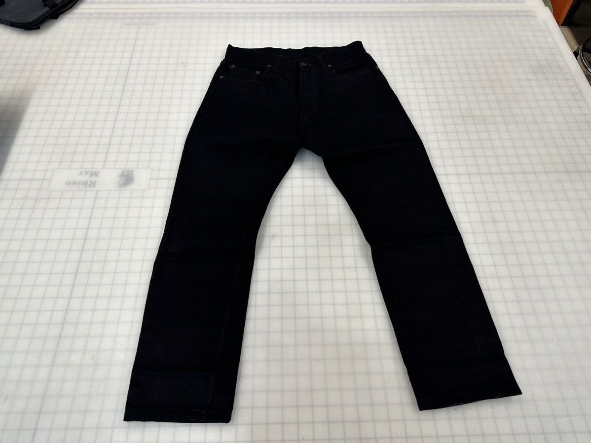 Pure Blue Japan XX-18oz-019 Indigo/Black - Relaxed Tapered
