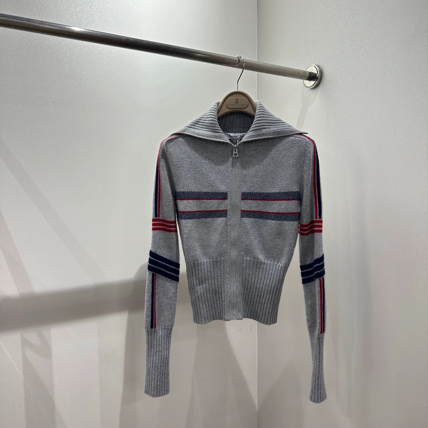 Christian Dior Monsieur Christian Dior apr476 Star Motif Turtleneck 36 Wool Size XS / US 0-2 / IT 36-38 - 2 Thumbnail