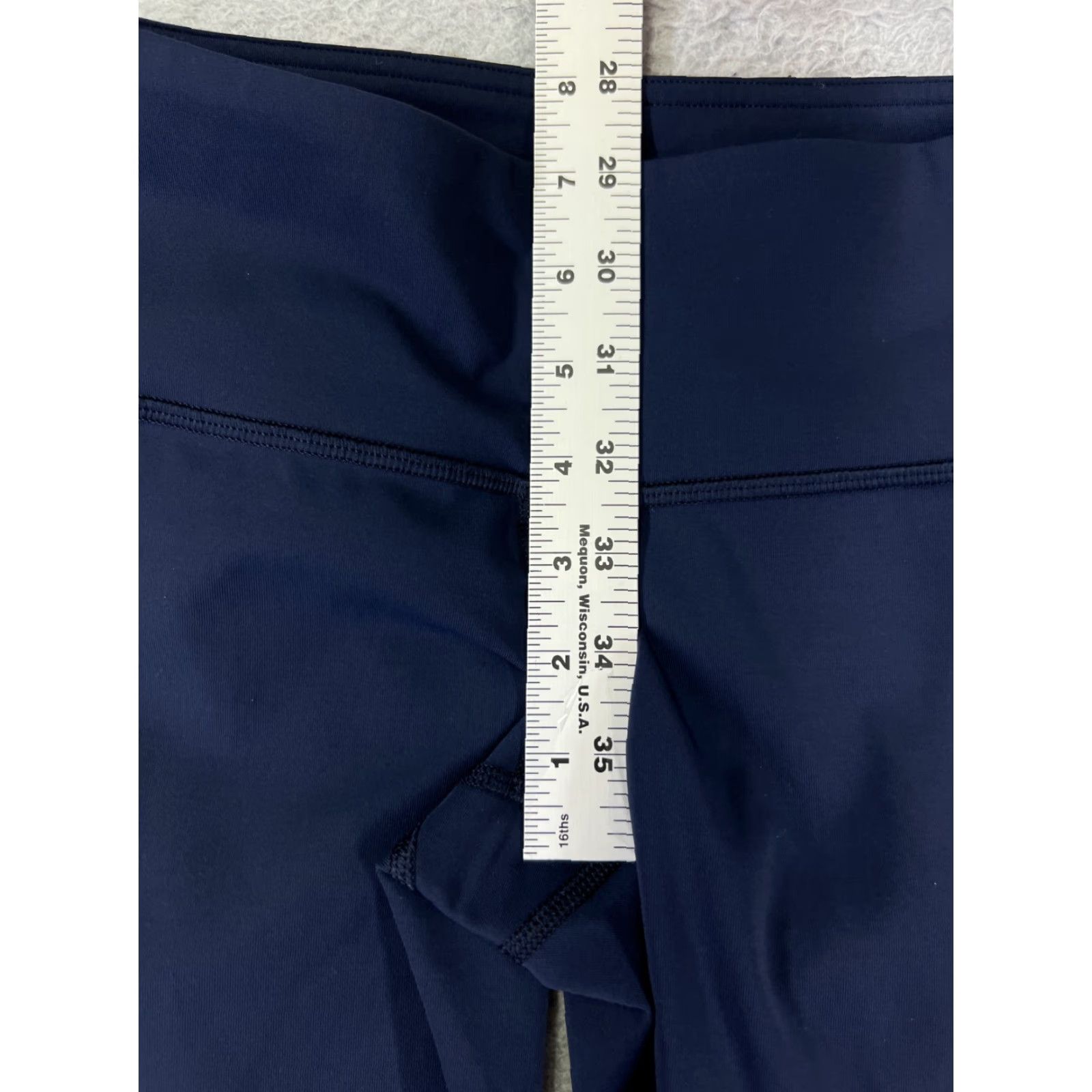 Lululemon Lululemon Wunder Under Crop Pants Womens 4 Blue 20in Inseam Yoga Activewear Size 27" / US 4 / IT 40 - 7 Thumbnail
