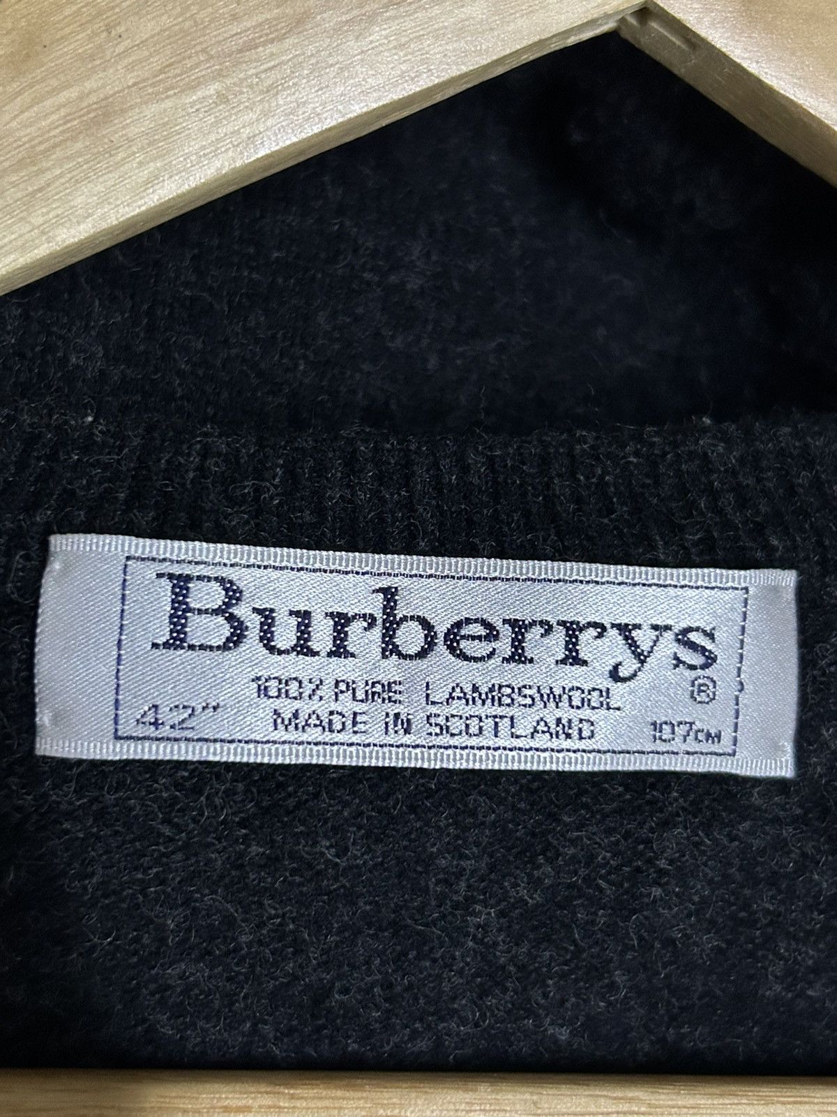 Burberry × Vintage Vintage Burberrys Lambswool embroidery logo Size US M / EU 48-50 / 2 - 4 Thumbnail