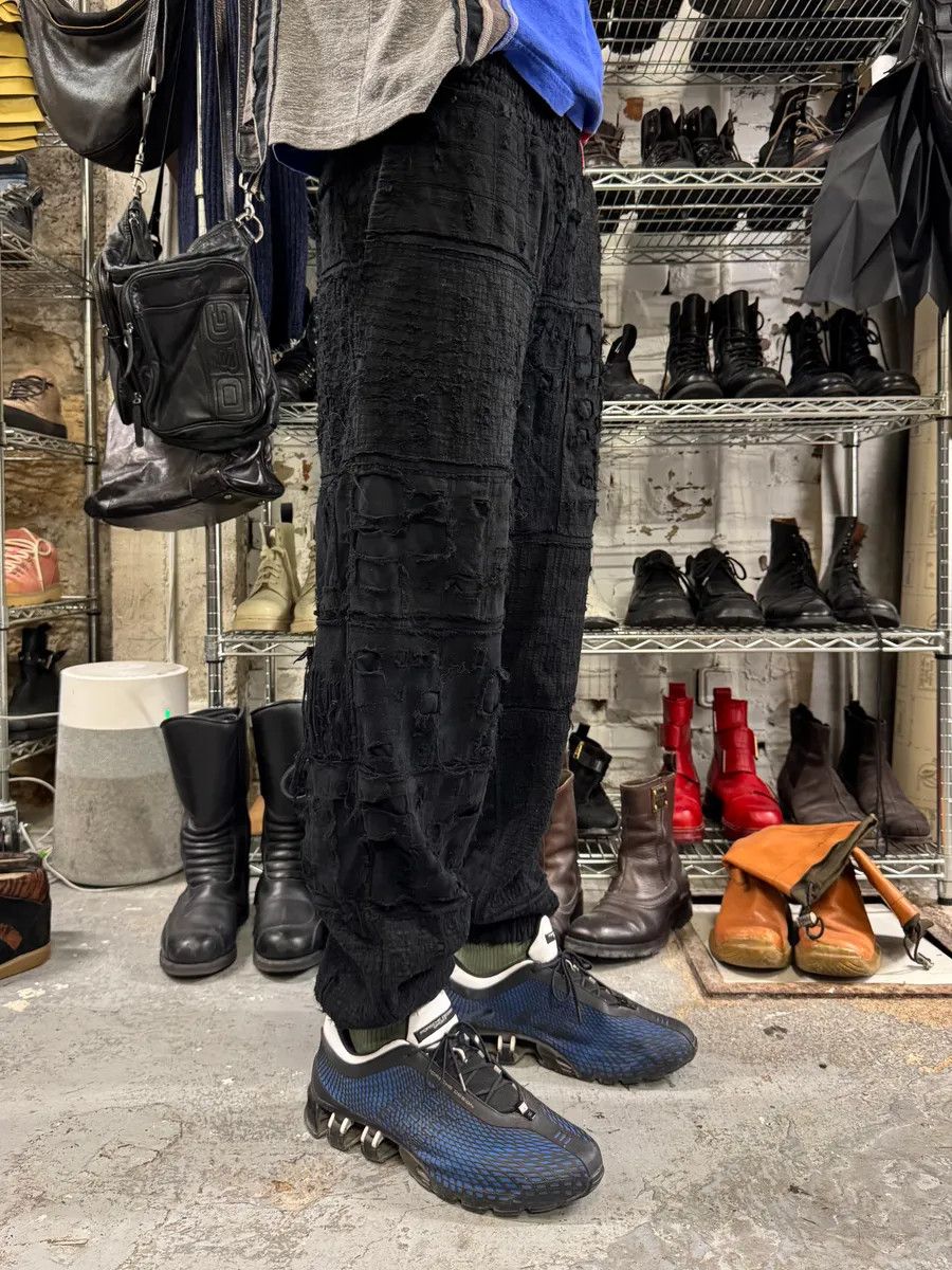 Givenchy Givenchy Destroyed Black Relaxed Pants Size US 32 / EU 48 - 3 Thumbnail