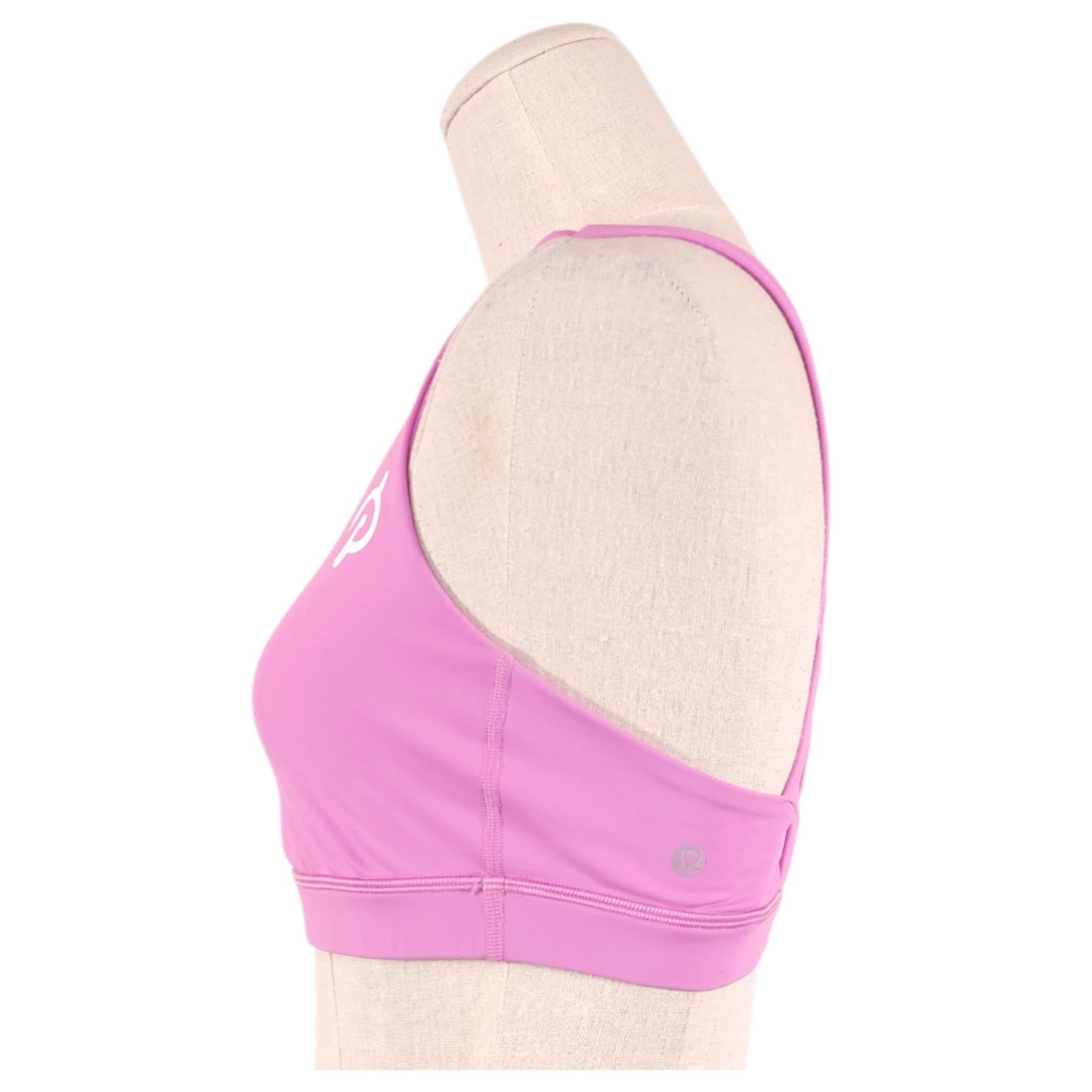 Lululemon Lululemon x Peloton Energy Bra Dark Prism Pink Sz 8 Size ONE SIZE - 2 Thumbnail