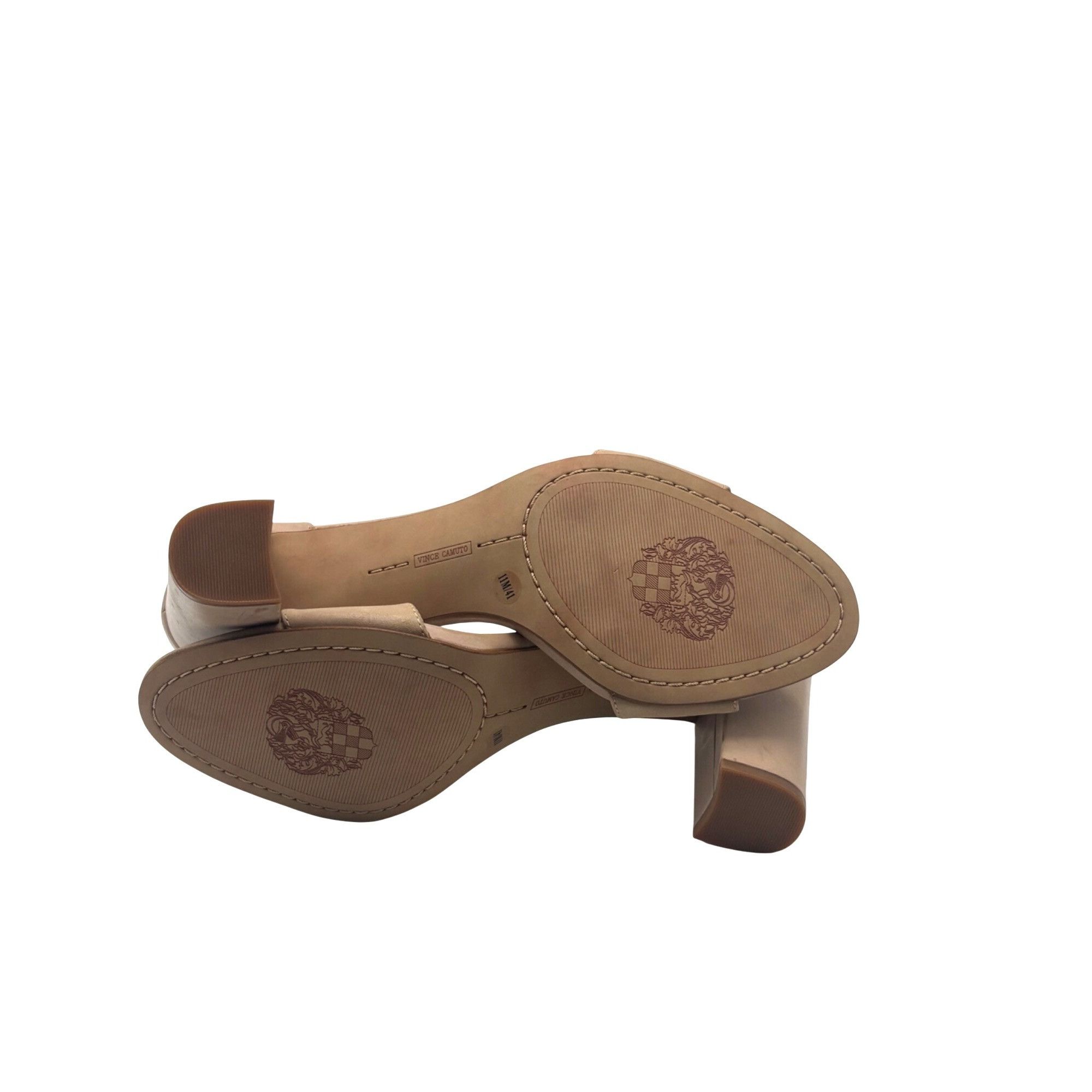Vince Camuto Vince Camuto Corlina Leather Dress Sandals, Size 11, M, Nude Size US 11 / IT 41 - 6 Thumbnail