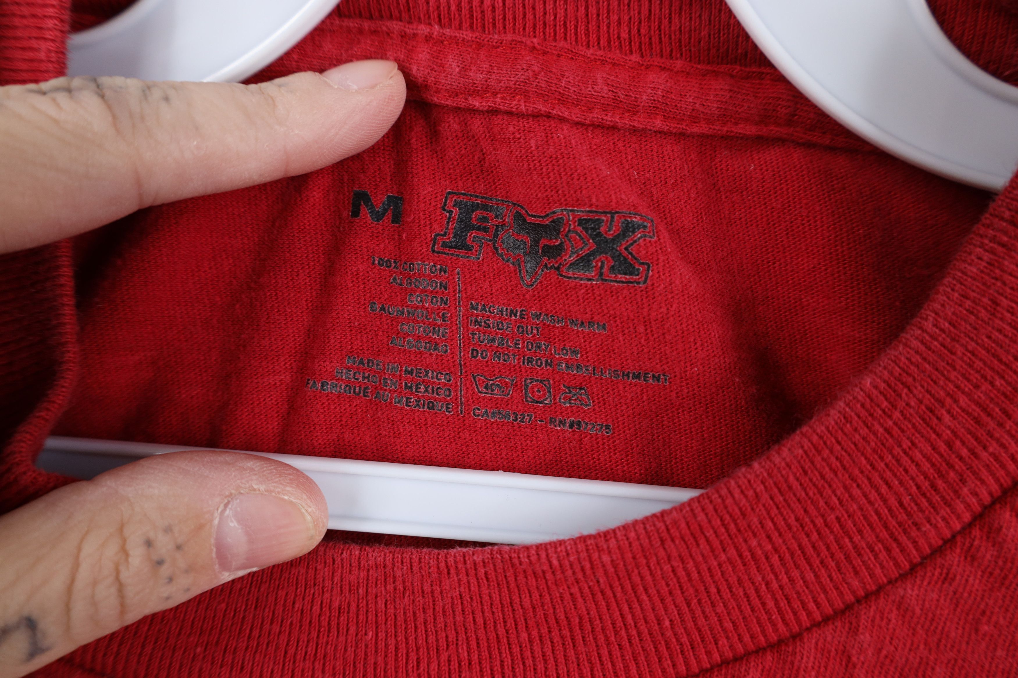 Fox Racing Vintage Y2K Fox Racing Big Logo Short Sleeve T-Shirt Red Size US M / EU 48-50 / 2 - 9 Thumbnail