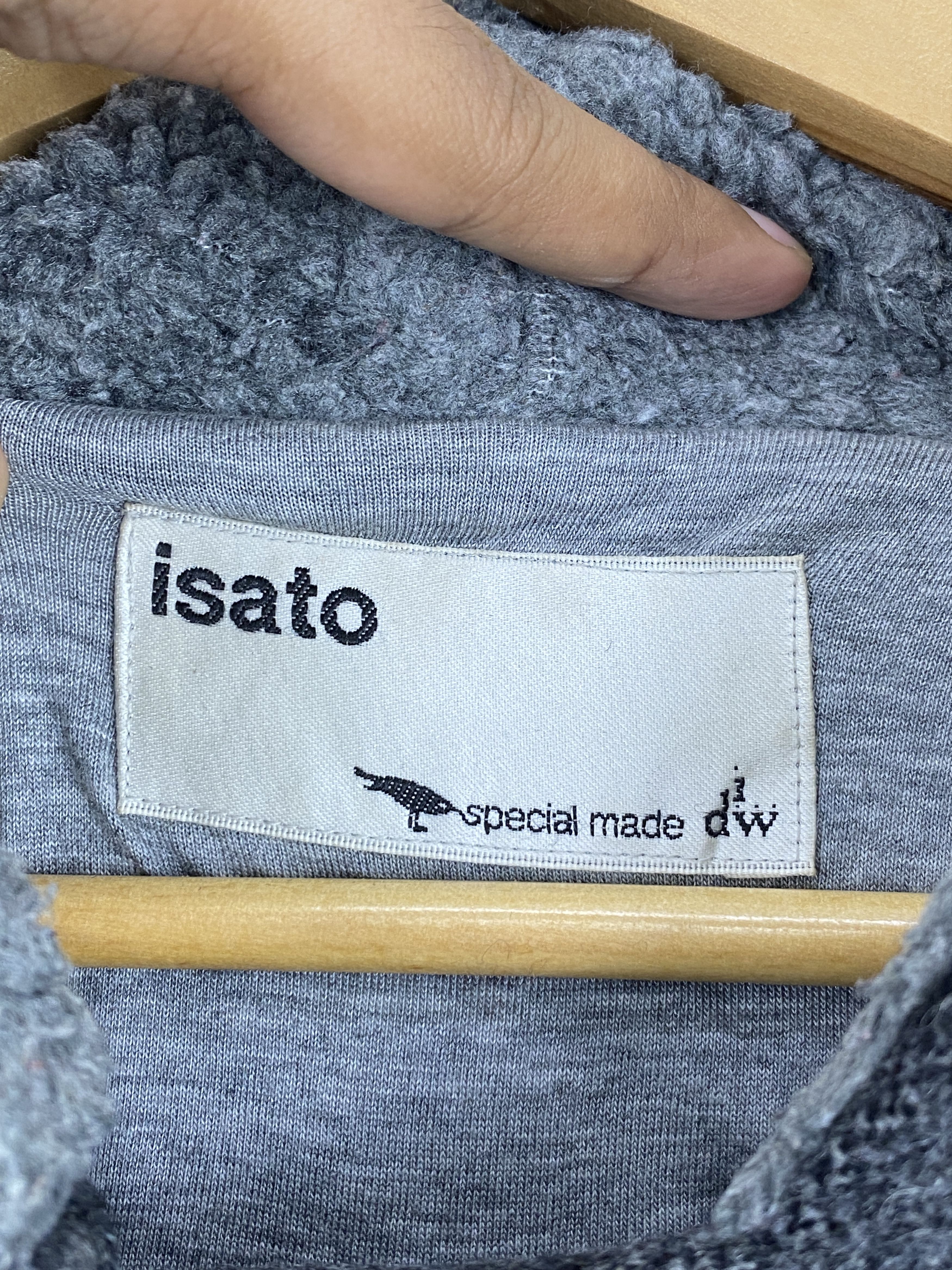 Japanese Brand Vintage Isato Japan Striped Bomber Wool Zipper Jacket Size US XS / EU 42 / 0 - 7 Thumbnail