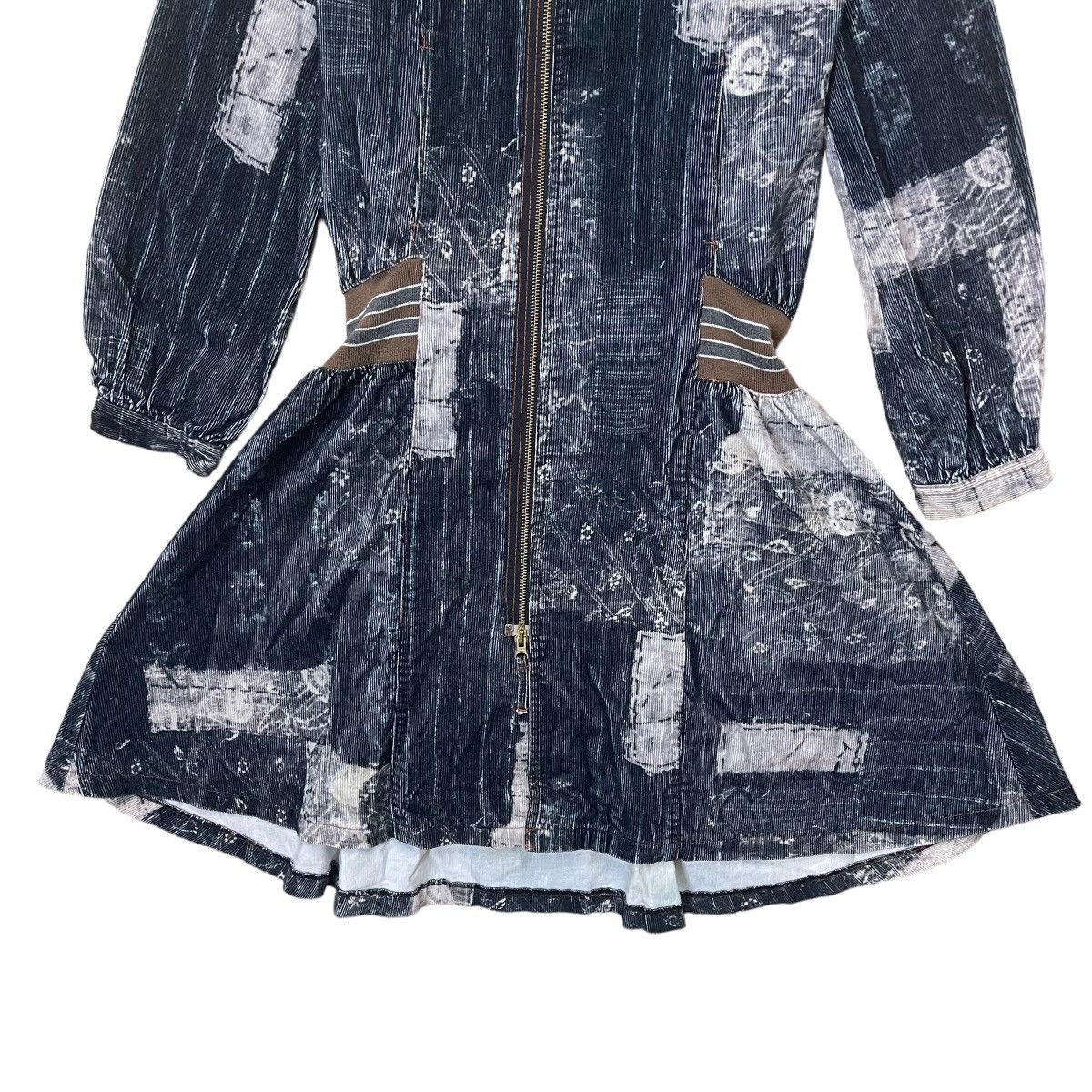 Jean Paul Gaultier Jean Paul Gaultier Patchwork Zipper Jacket Size Small Size S / US 4 / IT 40 - 5 Thumbnail