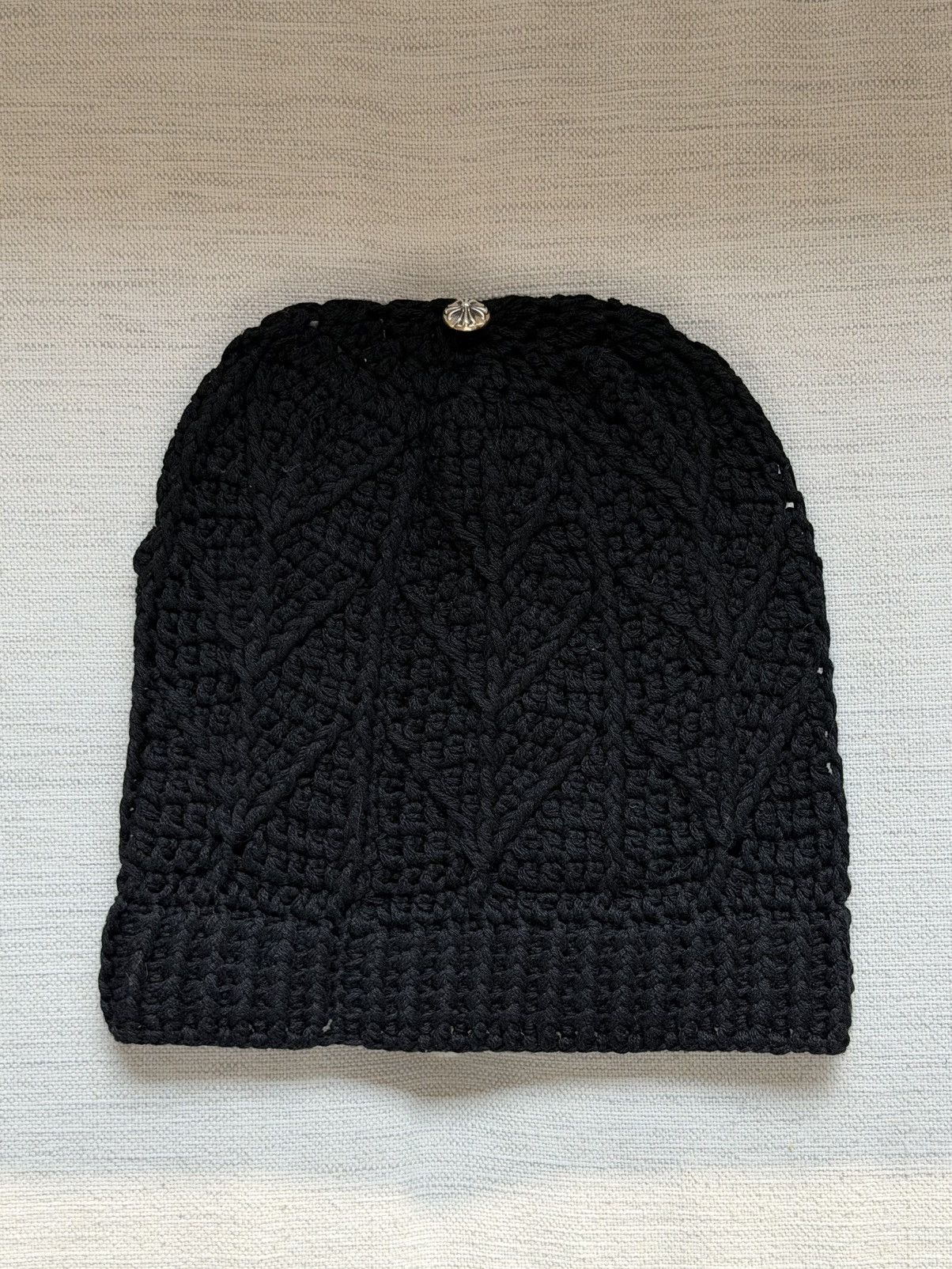 Chrome Hearts Chrome Hearts black patch cashmere beanie Size ONE SIZE - 2 Thumbnail