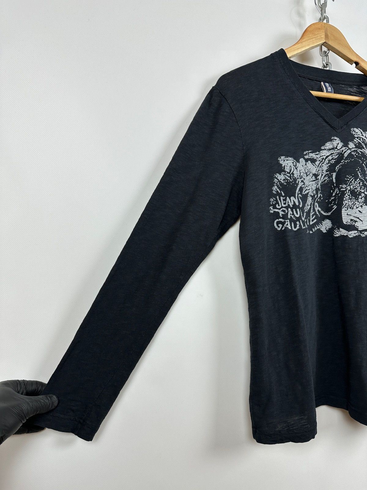 Jean Paul Gaultier Jean Paul Gaultier V-Neck Long Sleeve Shirt Size US M / EU 48-50 / 2 - 13 Thumbnail