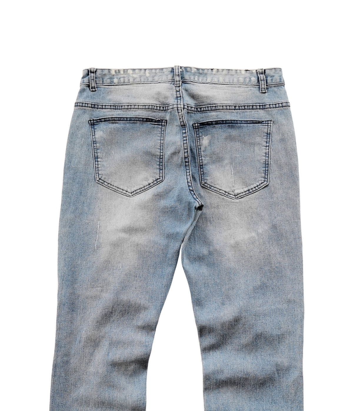 Young And Reckless Young And Reckless Biker Jeans Looklike Balmain Jeans Size US 33 - 7 Thumbnail