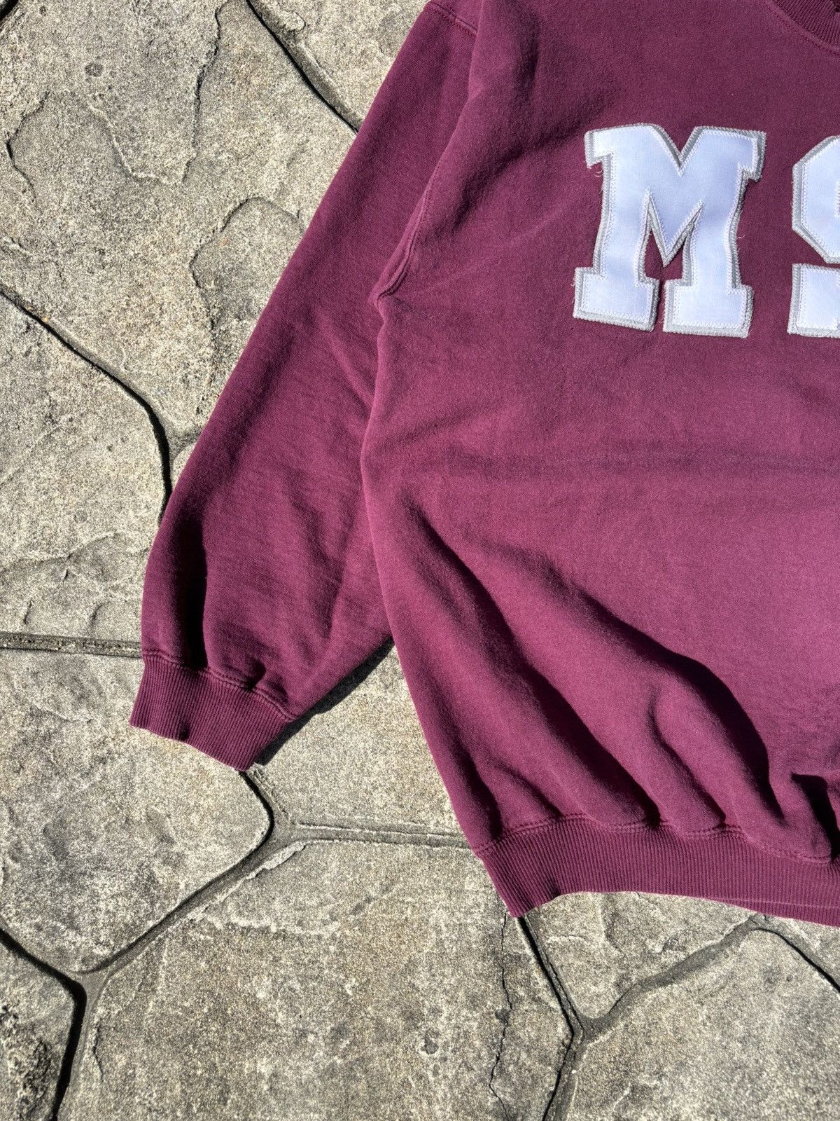 Gildan × Vintage Vintage 90s Mississippi State Embroidered Sweatshirt Size US XXL / EU 58 / 5 - 2 Thumbnail