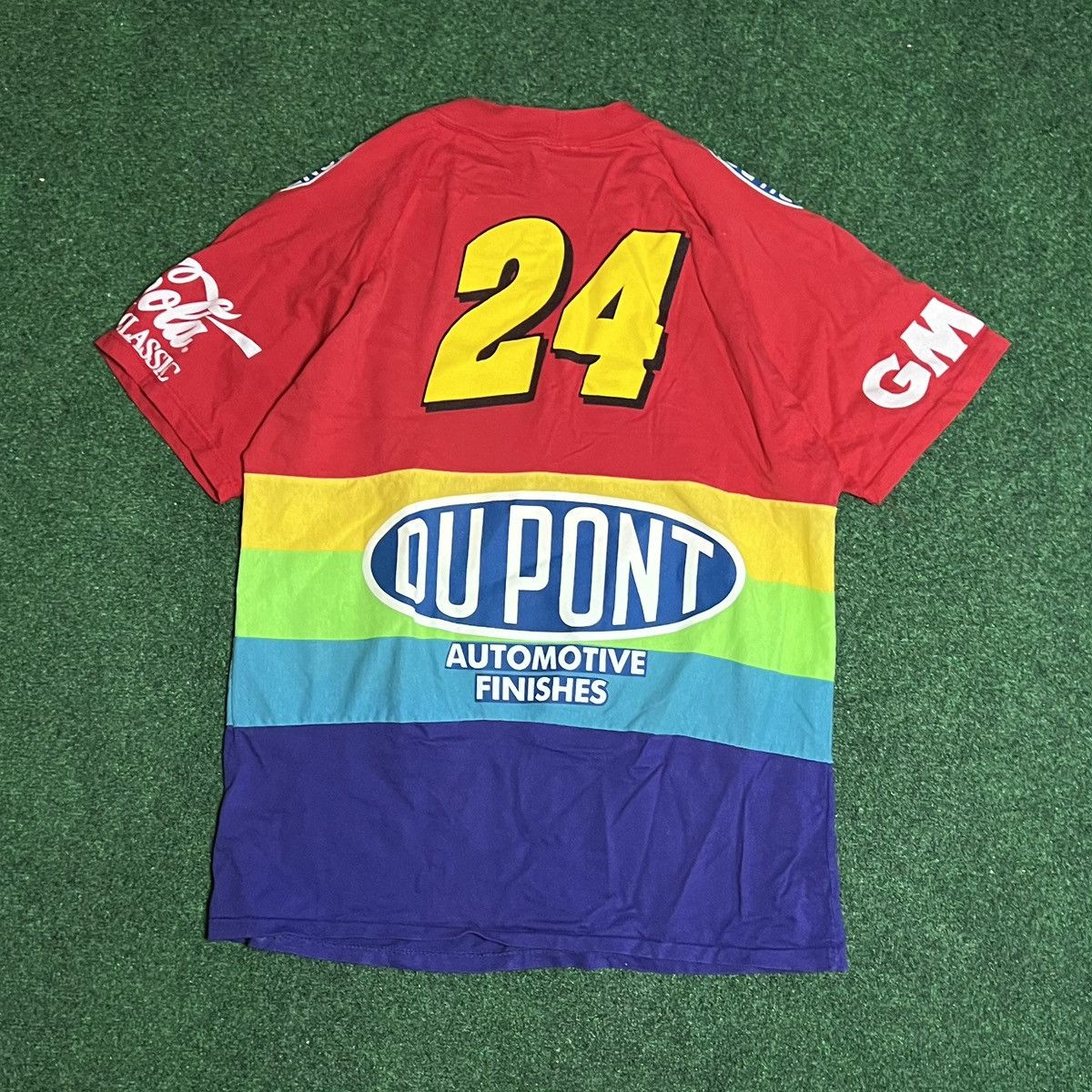 NASCAR × Vintage Vintage 90s Jeff Gordon AOP Racing Graphic T-Shirt Size US L / EU 52-54 / 3 - 2 Thumbnail