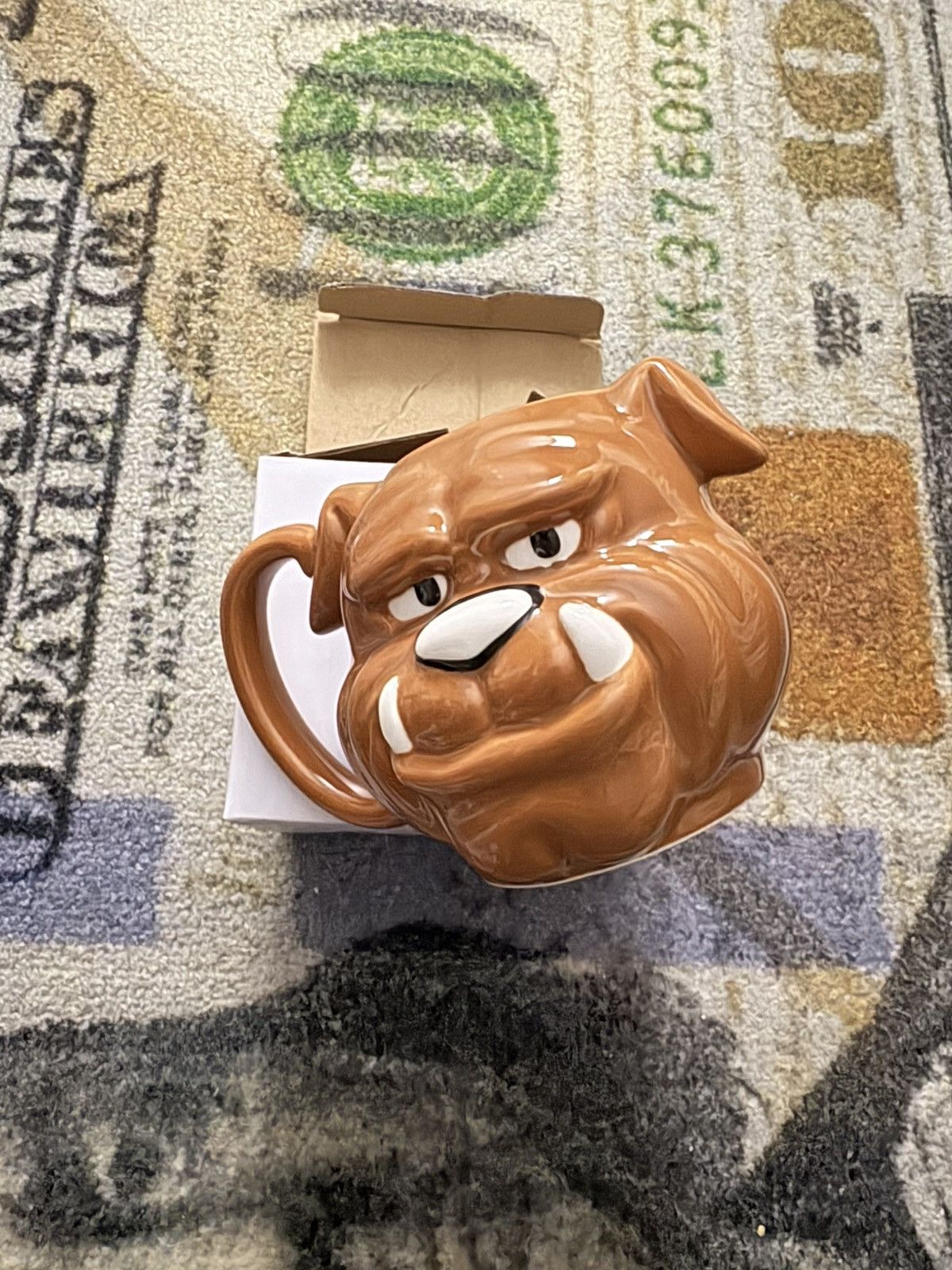 Palace Palace Bulldog Mug Brown Size ONE SIZE - 1 Thumbnail
