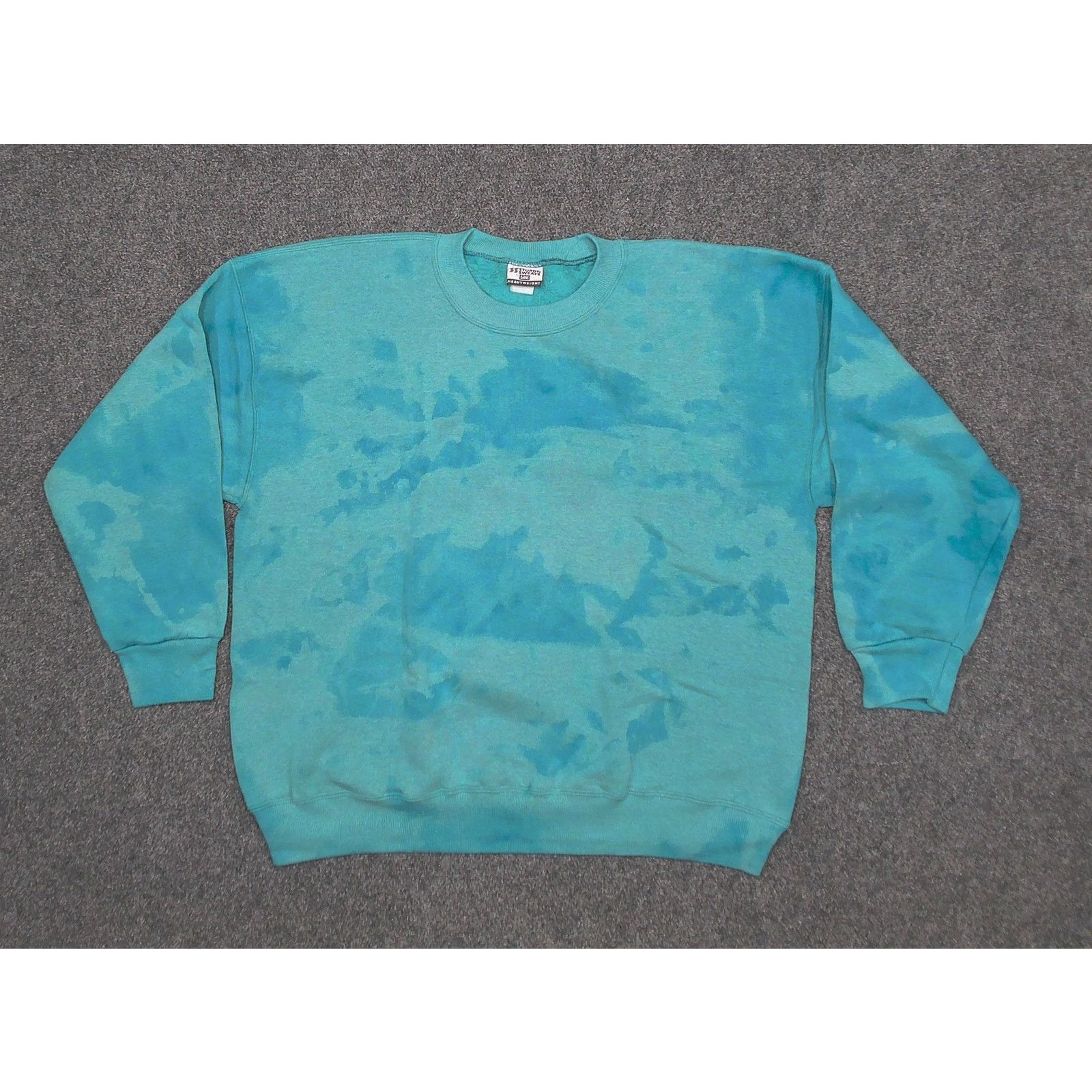 Lee Lee Vintage 90s Custom Bleach Cloud Wash Boxy Sweatshirt XXL Size US XXL / EU 58 / 5 - 2 Thumbnail