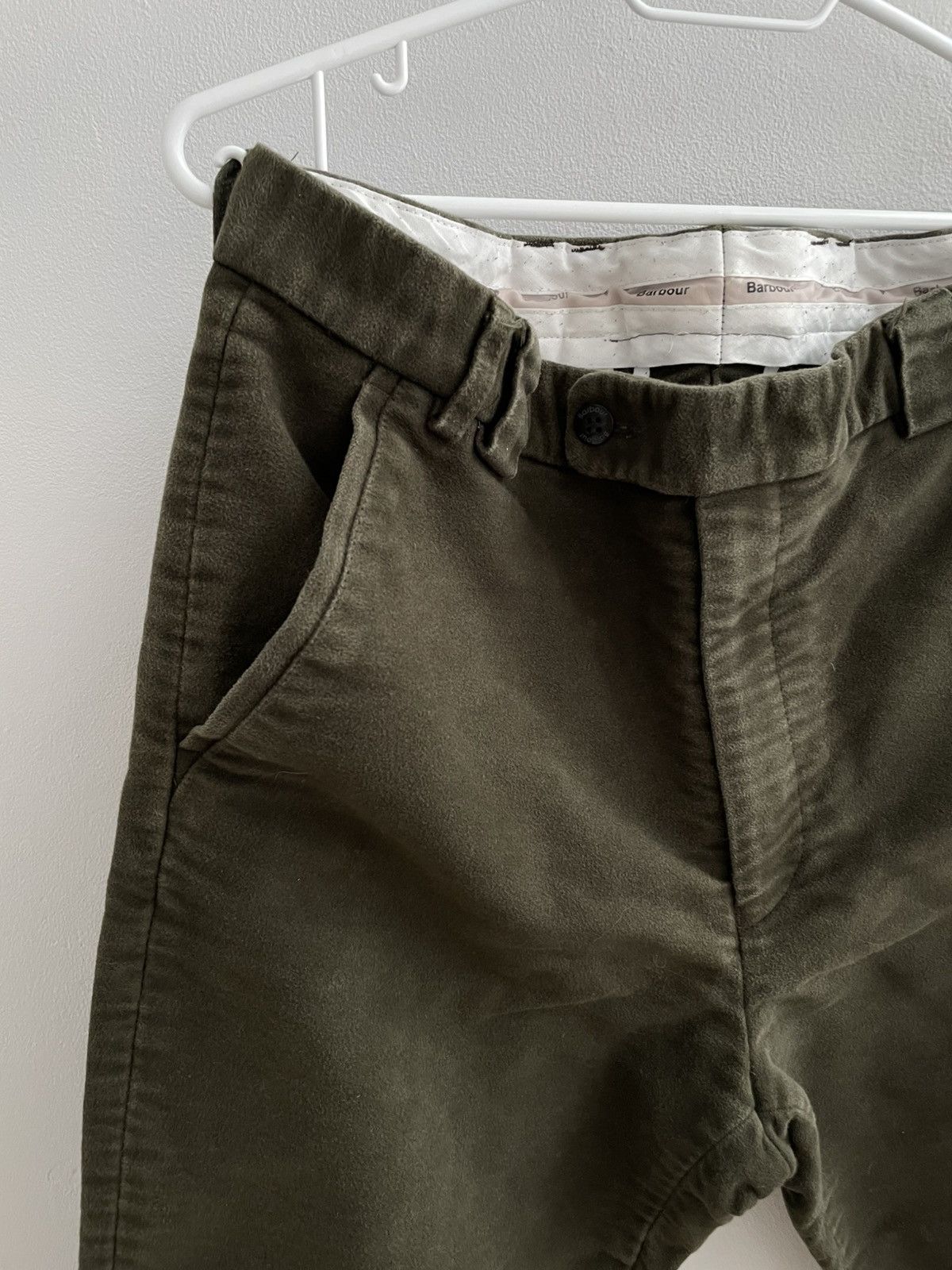 Barbour Barbour Suede Green Pants Tousers Chino Joggers Size US 34 / EU 50 - 4 Thumbnail