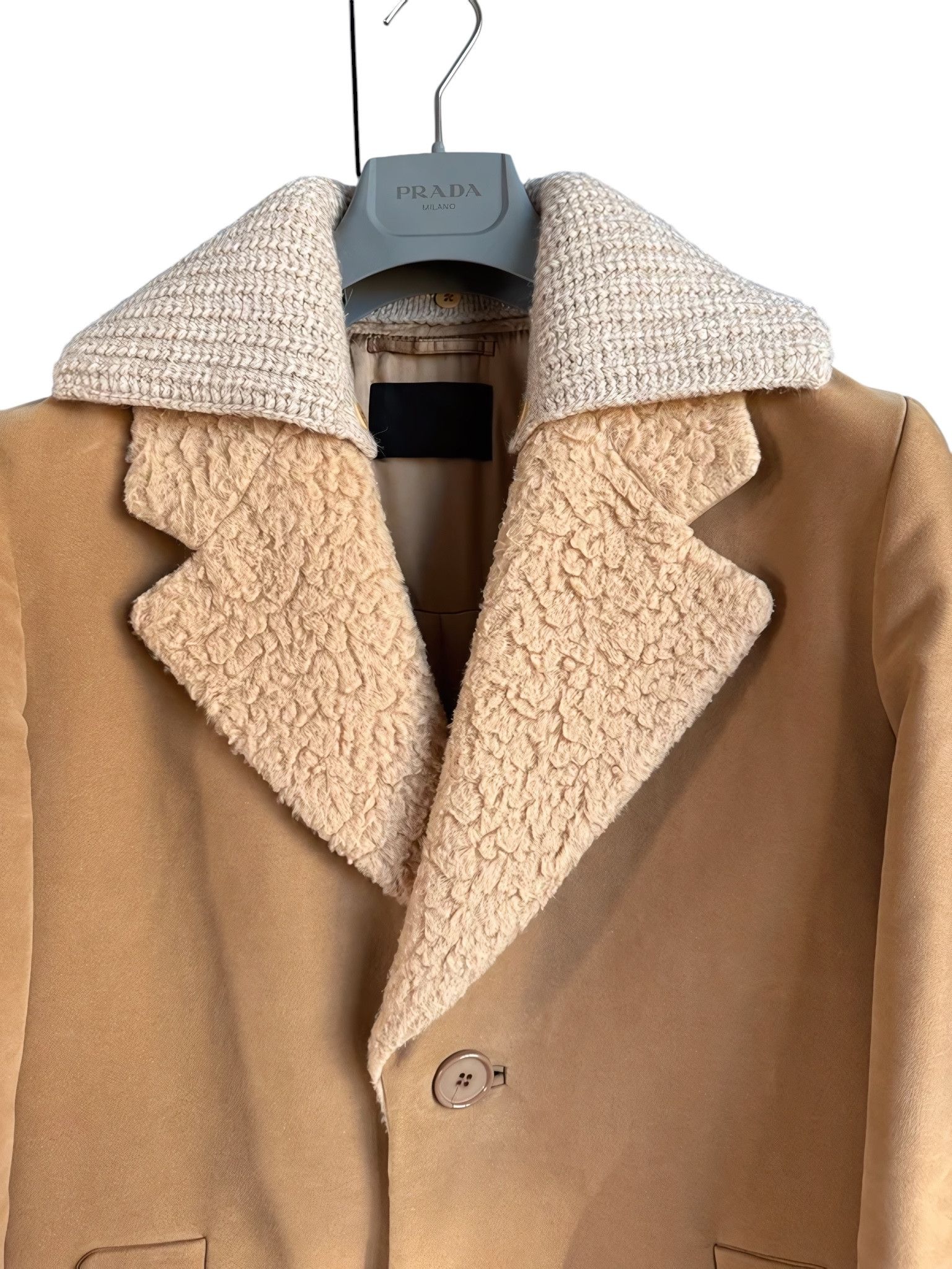 Prada F/W 2010 RUNWAY DETACHABLE COLLAR COAT Size US M / EU 48-50 / 2 - 4 Thumbnail