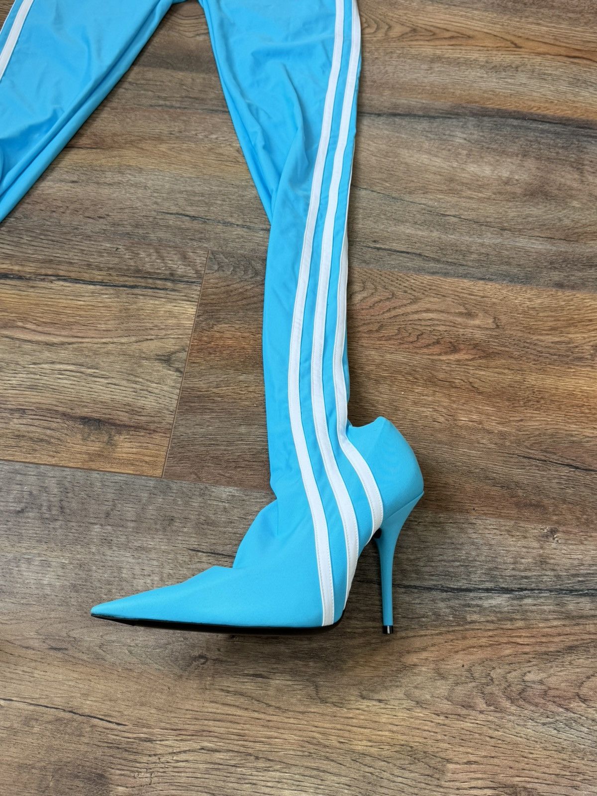 Adidas × Balenciaga Balenciaga x Adidas Pantashoes Blue Size 38 / S NWT Heels Size US 8 / IT 38 - 3 Thumbnail