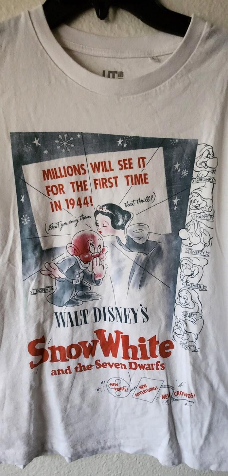 Disney Disney Snow White Kids T-Shirt— Size SMALL Size ONE SIZE - 2 Thumbnail