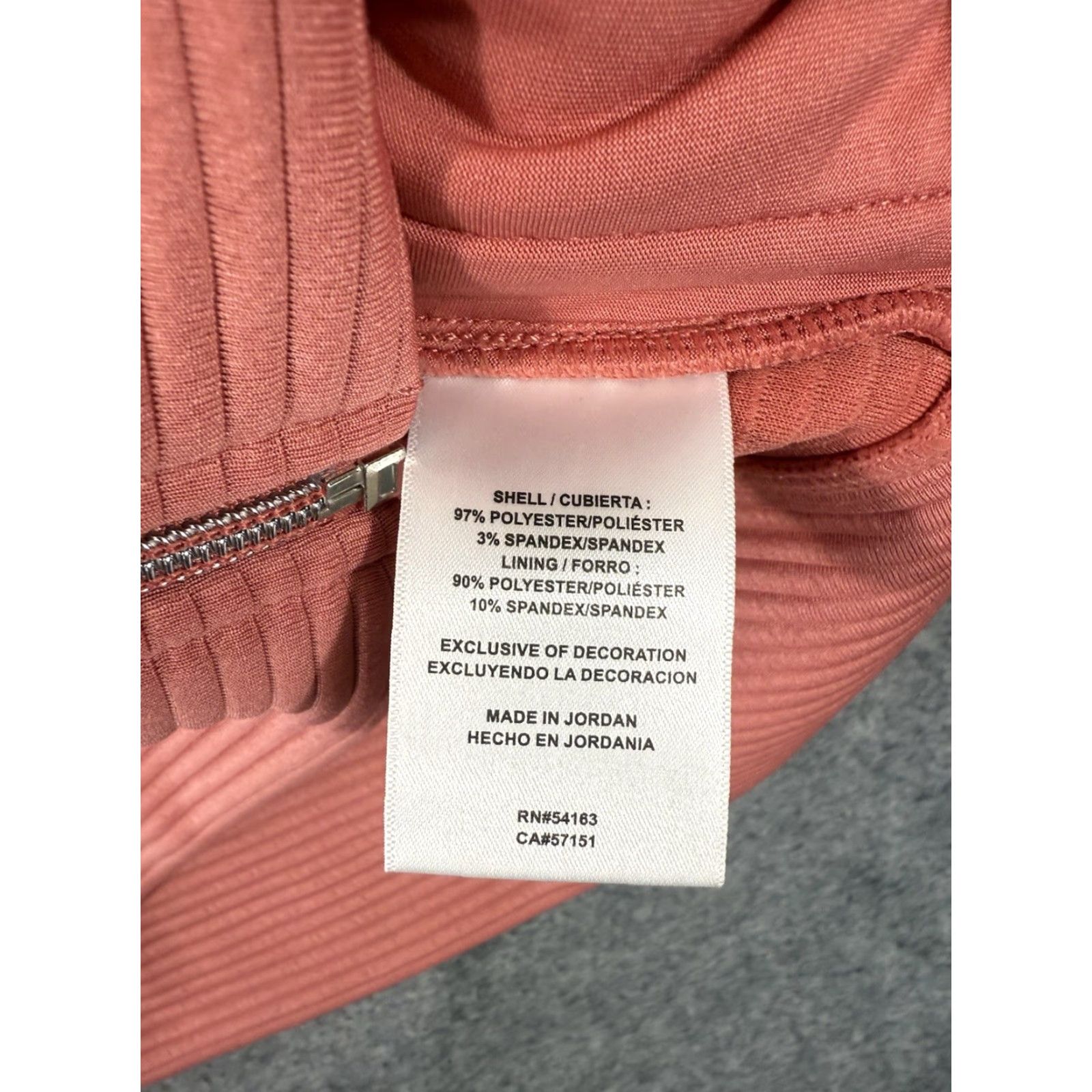 DKNY VINTAGE: DKNY Ottoman Full-Zip Hoodie Womens M Faded Rose Ribbed Stretch Pockets NWT Size M / US 6-8 / IT 42-44 - 6 Thumbnail