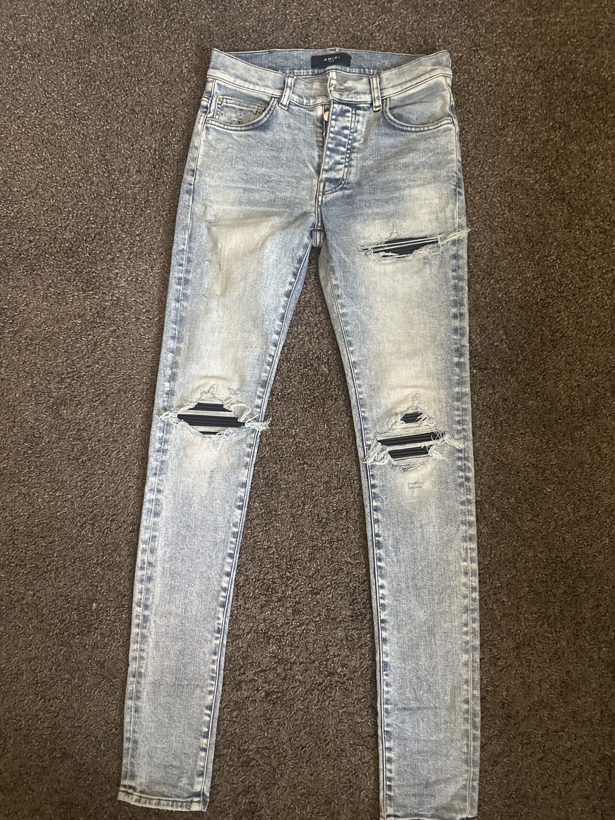 Amiri Amiri Mx1 stone black patch Size US 29 - 1 Thumbnail