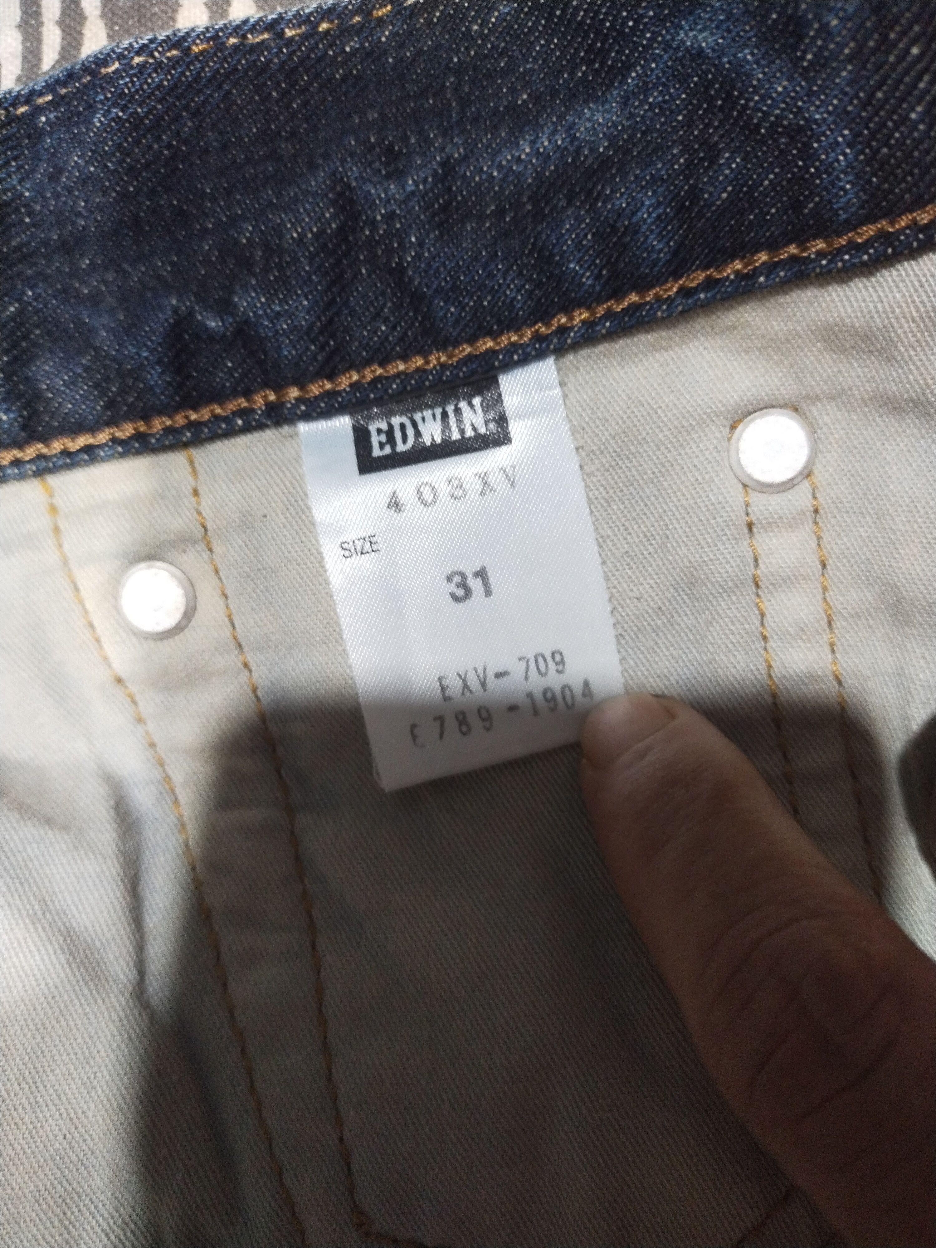 Edwin × Vintage Edwin Xu Vintage Sz 31" Size US 31 - 13 Thumbnail