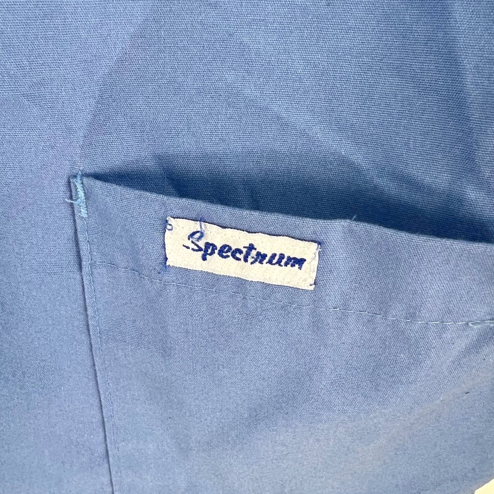 Vintage VINTAGE Unity Spectrum Mens Short Sleeves Button Front Ceil Blue Scrub Top XL Size US XL / EU 56 / 4 - 3 Thumbnail