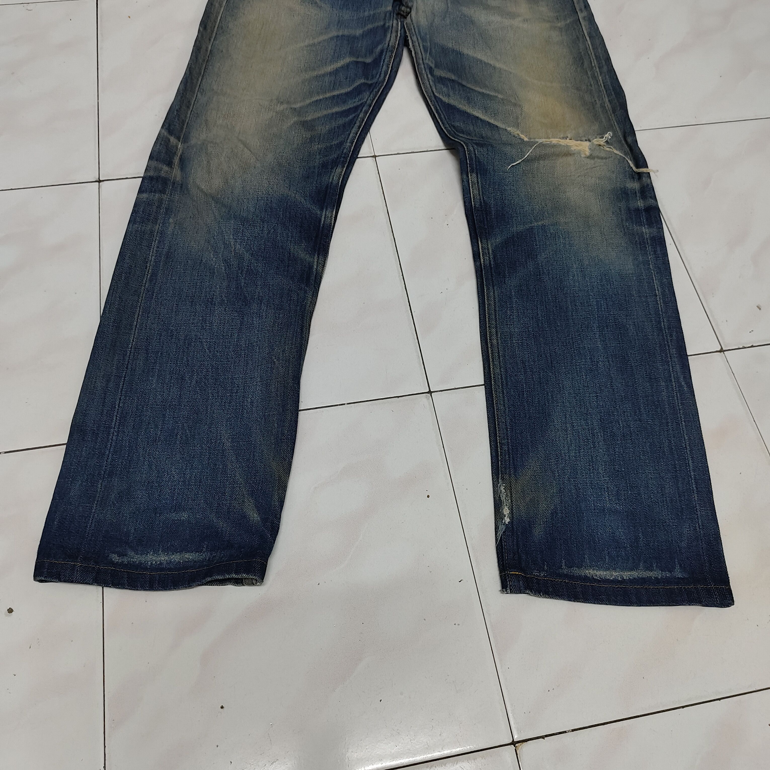 A.P.C. APC Distressed Selvedge Jeans Size US 29 - 9 Thumbnail