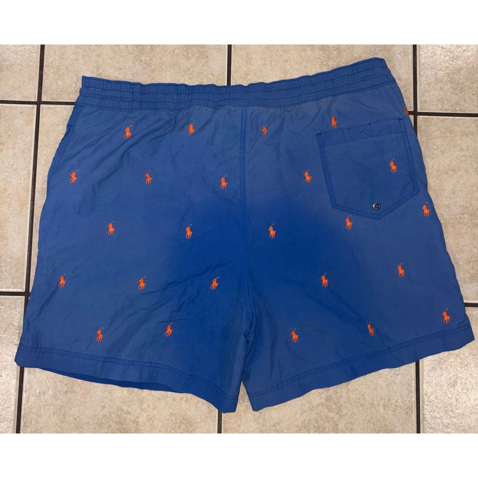 Polo Ralph Lauren Polo Ralph Lauren y2K swim trunks XL blue orange Size US 36 / EU 52 - 5 Thumbnail