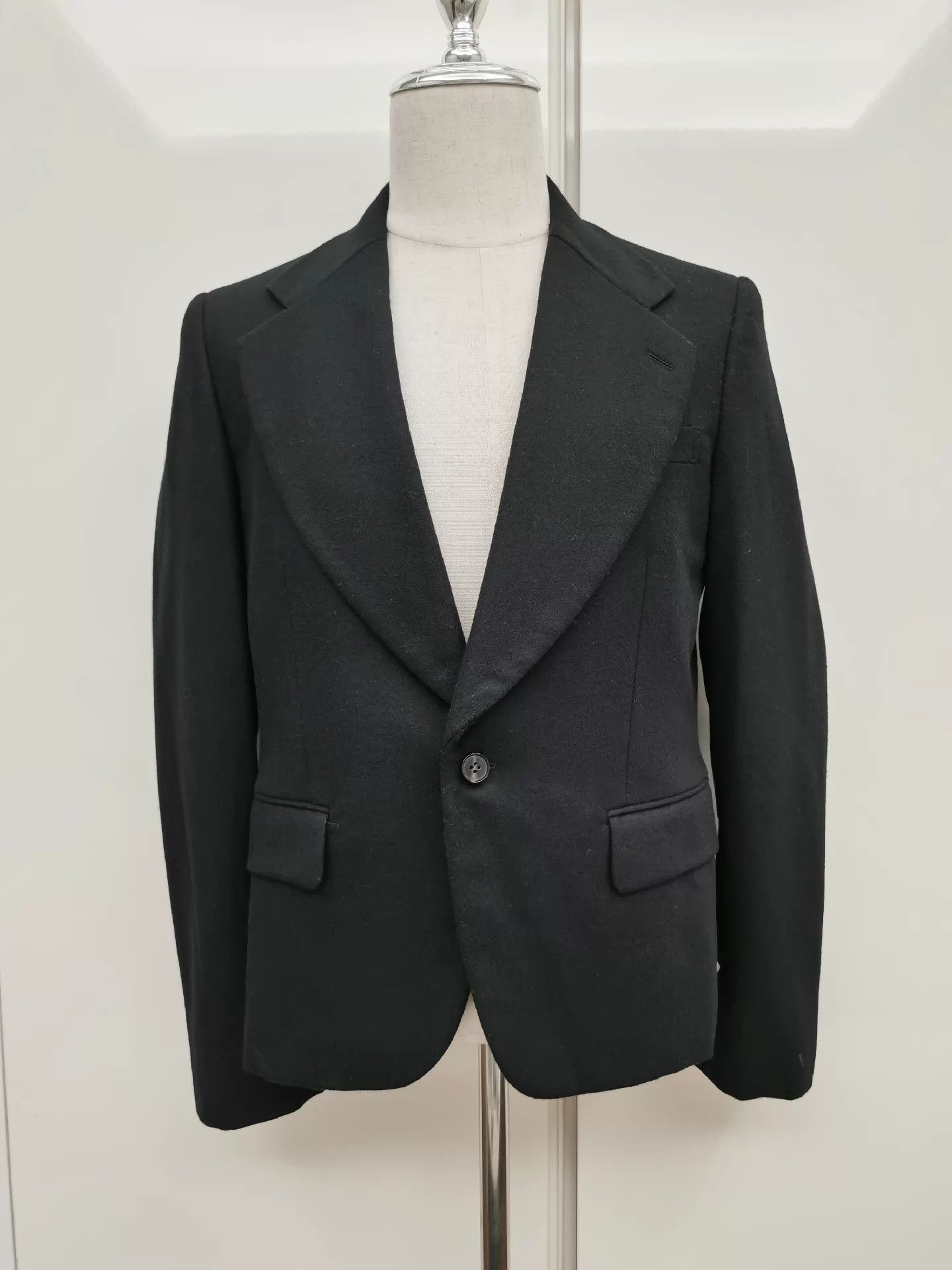 Comme des Garcons Comme des Garçons Homme Plus Wool Short Blazer M Size US M / EU 48-50 / 2 - 1 Thumbnail