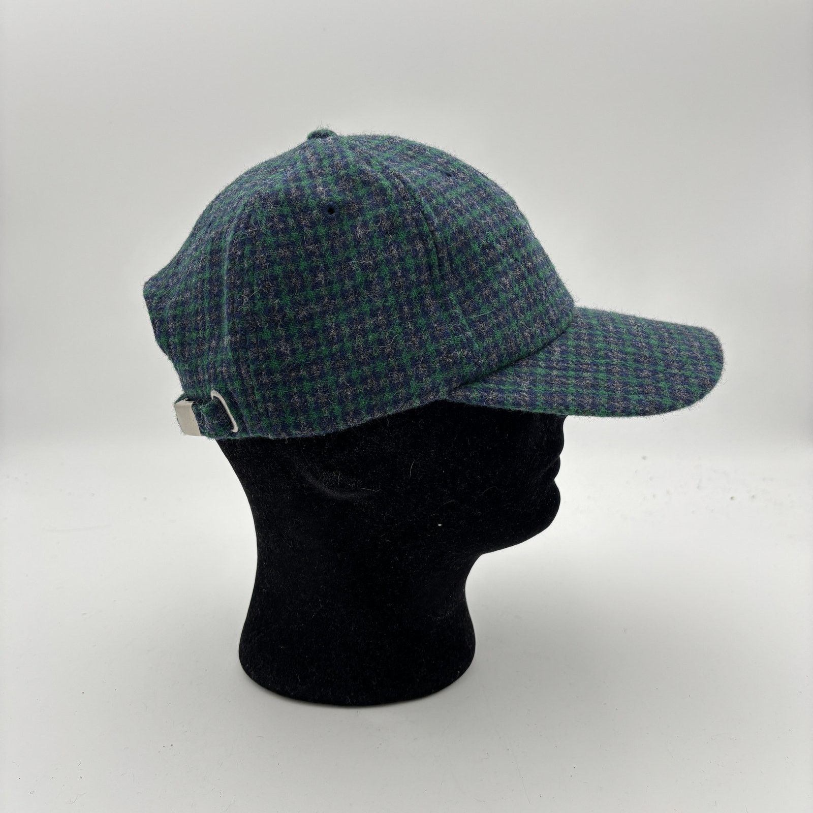 Japanese Brand Not So Ape Logo Wool Blend Houndstooth Strapback Hat Size ONE SIZE - 3 Thumbnail