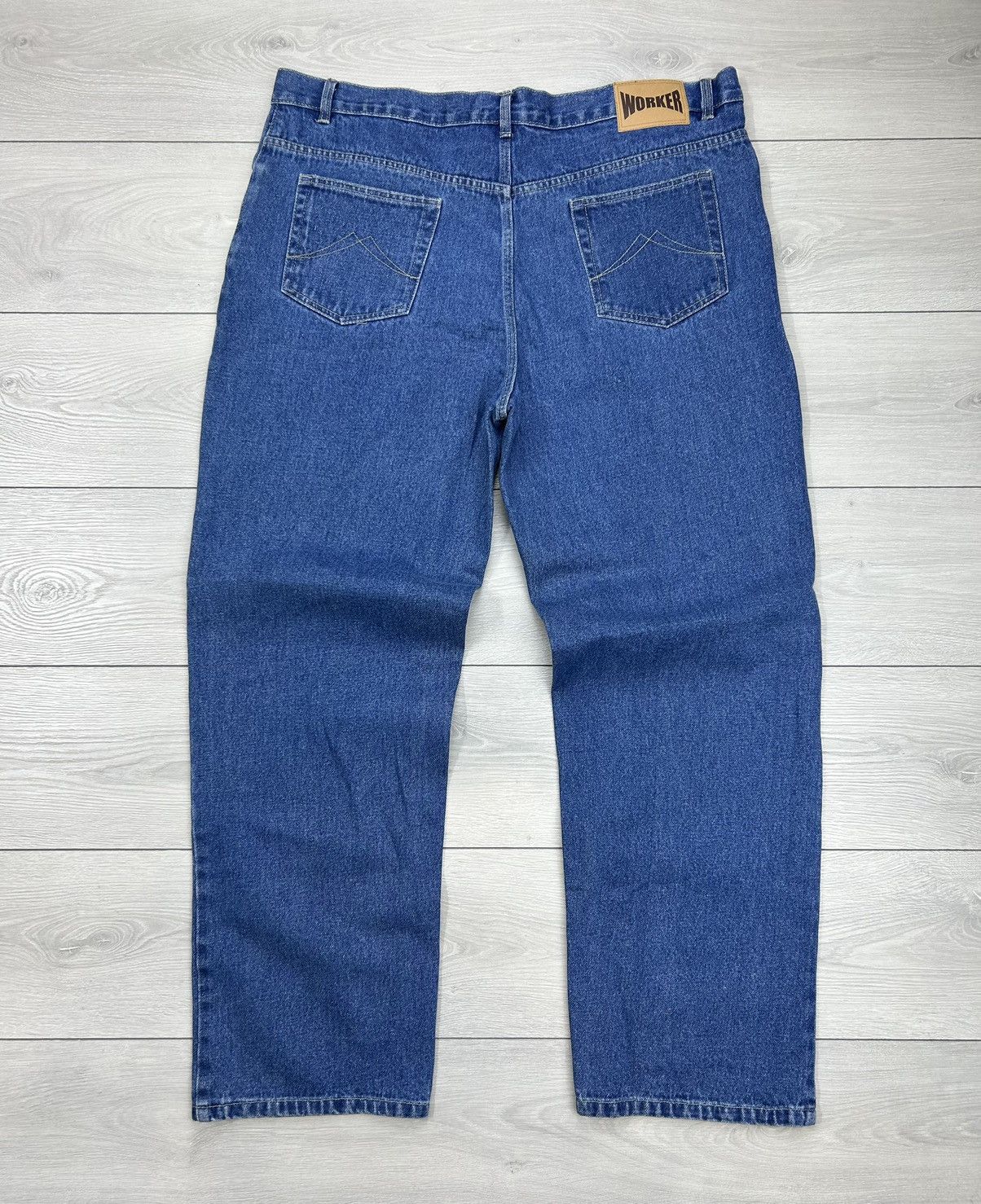 Vintage Vintage Worker Baggy Denim Jeans size 38 Size US 38 / EU 54 - 2 Thumbnail