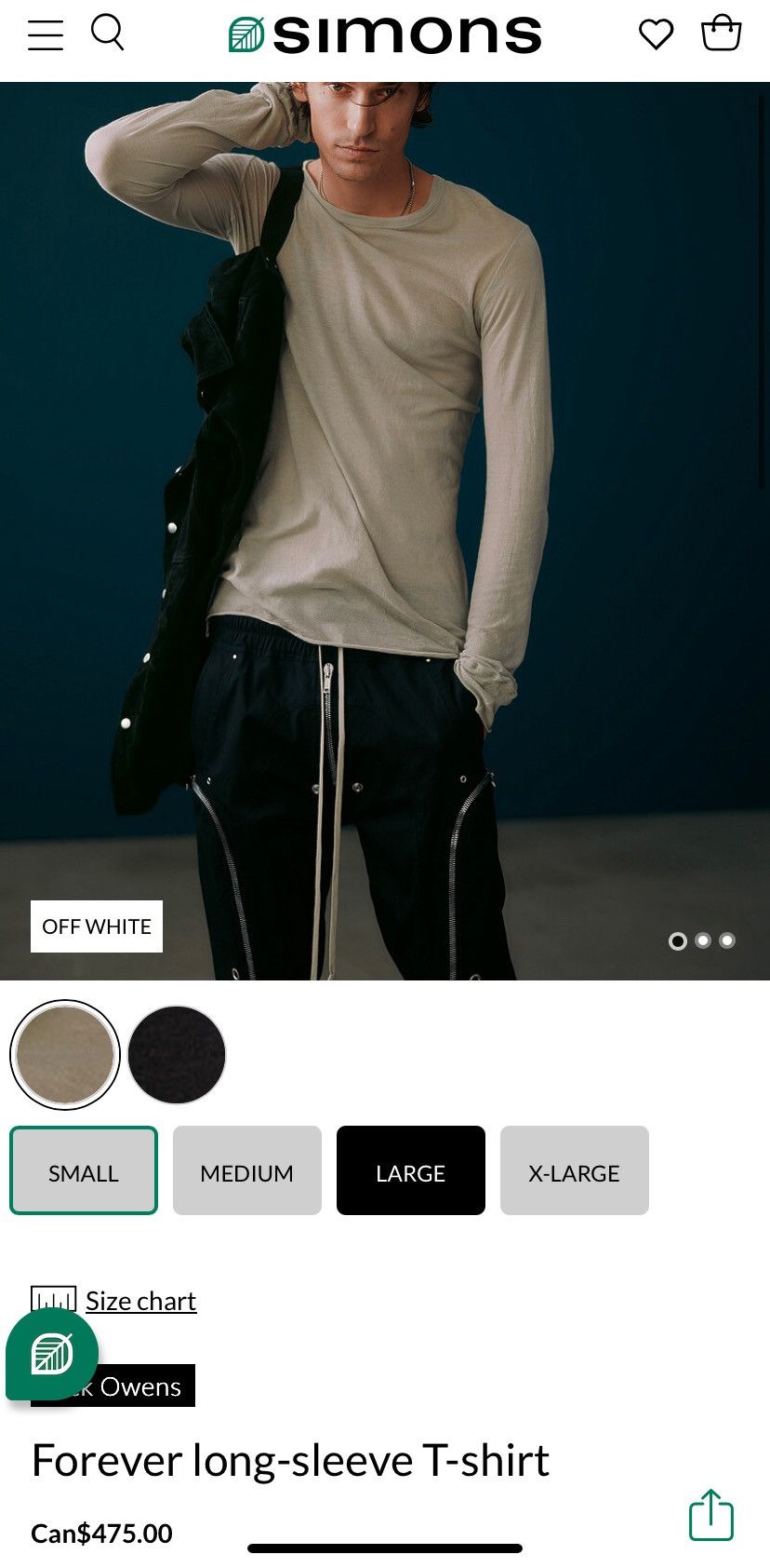 Rick Owens Rick Owens “Forever” Long Sleeve Top Size US M / EU 48-50 / 2 - 9 Thumbnail