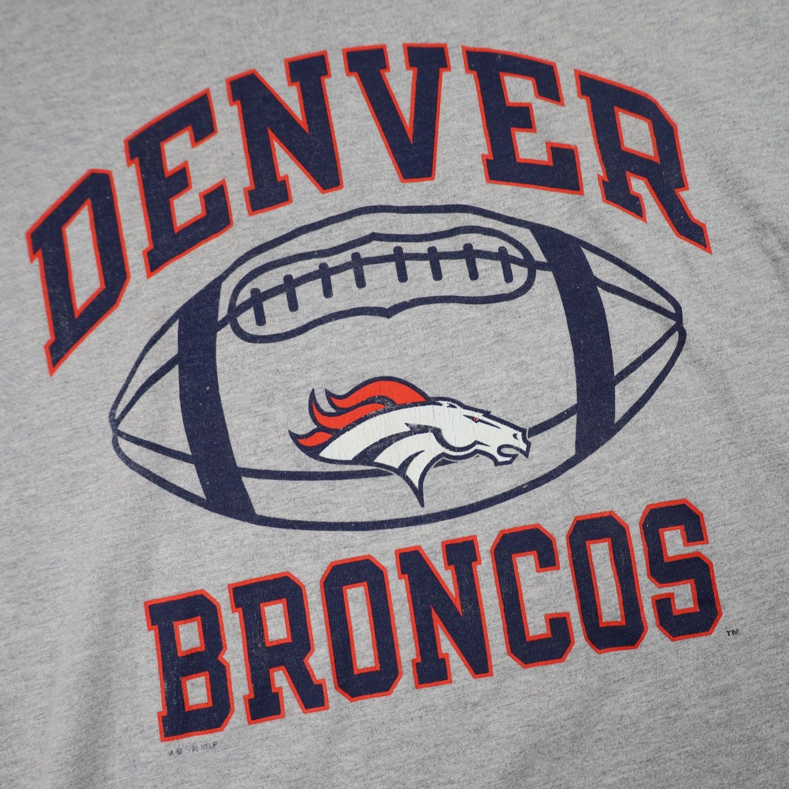 Champion × NFL × Vintage Vintage 90s Champion Denver Broncos Graphic T Shirt Size US XL / EU 56 / 4 - 5 Thumbnail