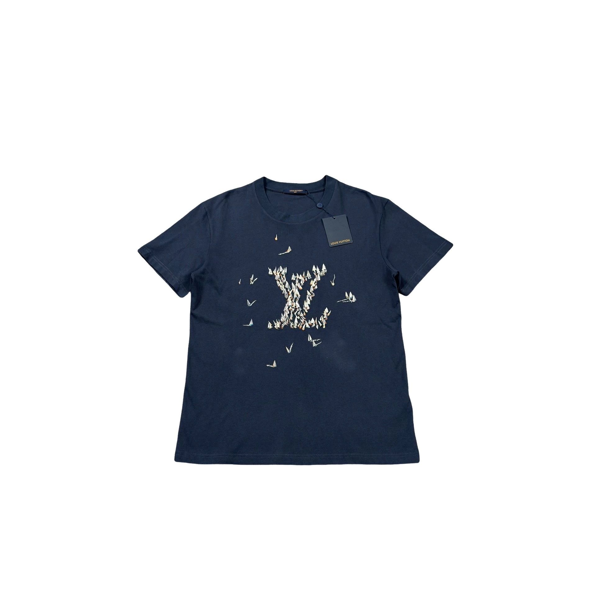 Louis Vuitton Louis Vuitton Paper Crane LV Logo T-Shirt XL Size US XL / EU 56 / 4 - 1 Thumbnail