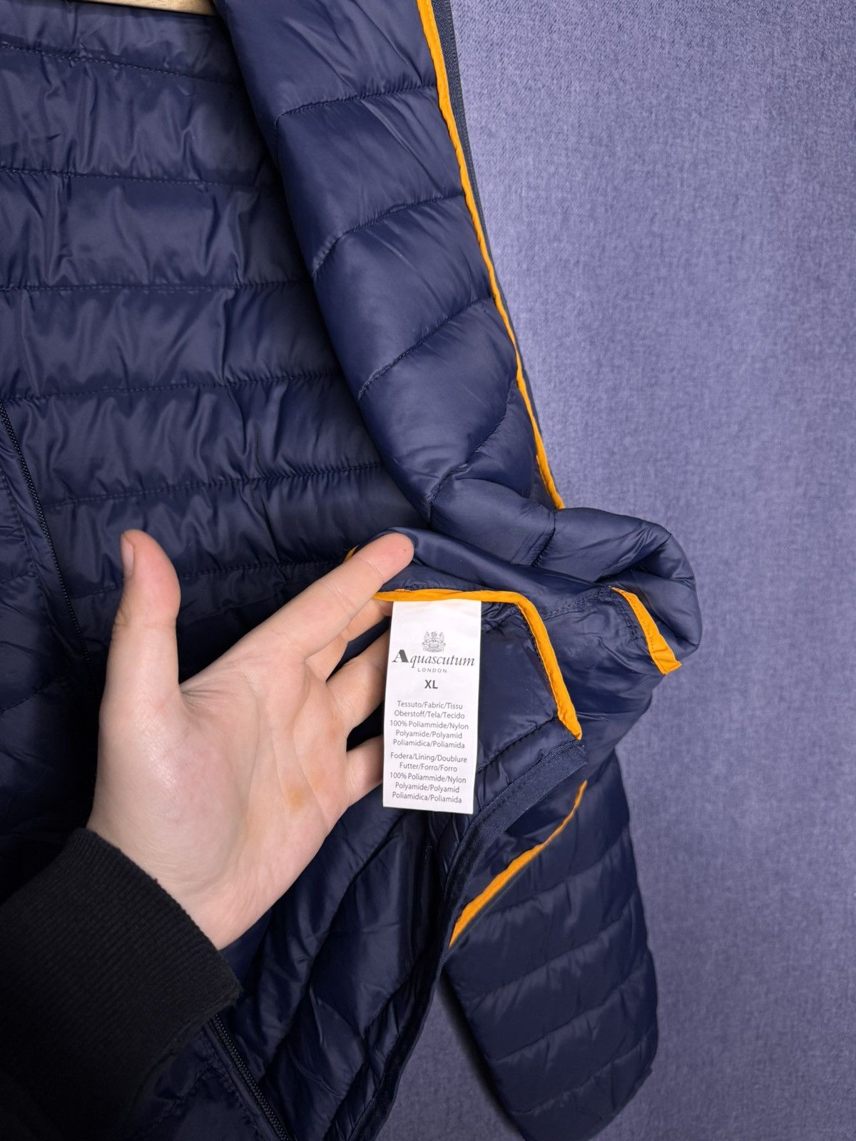 Aquascutum Aquascutum London Active Padded Puffer Down Jacket Navy Blue Size US XL / EU 56 / 4 - 11 Thumbnail