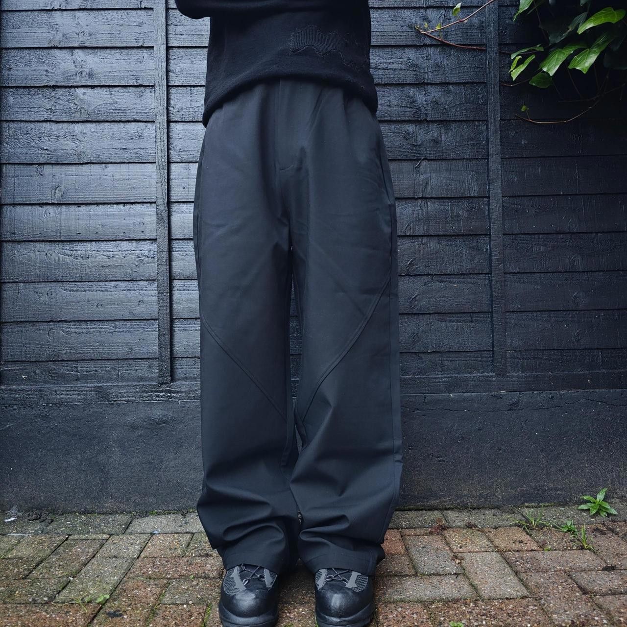 Other 49Percent Black Wide Leg Trousers Size US 32 / EU 48 - 1 Thumbnail