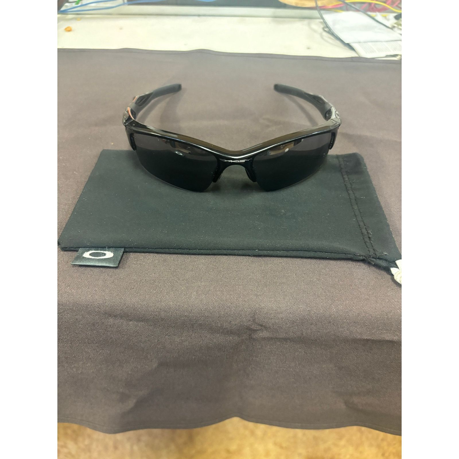 Oakley Oakley Half Jacket 2.0. Black Men’s Sunglasses! Size ONE SIZE - 9 Thumbnail