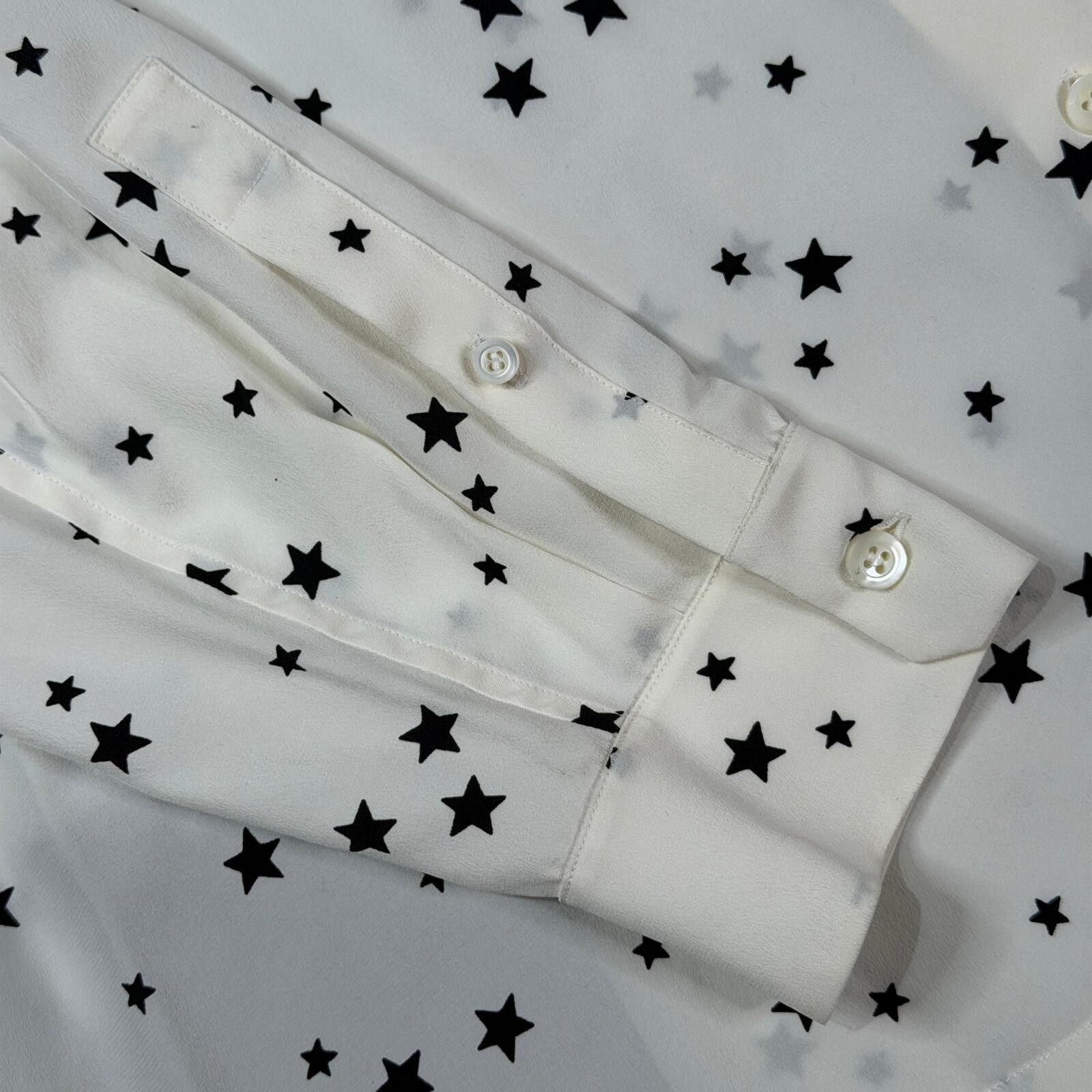 Prada Prada Silk Star Print Shirt Size US L / EU 52-54 / 3 - 5 Thumbnail