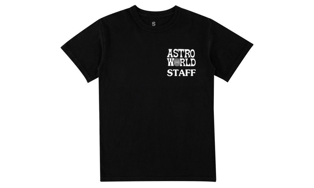 Travis Scott Astro World “STAFF” T-Shirt Size US M / EU 48-50 / 2 - 2 Thumbnail