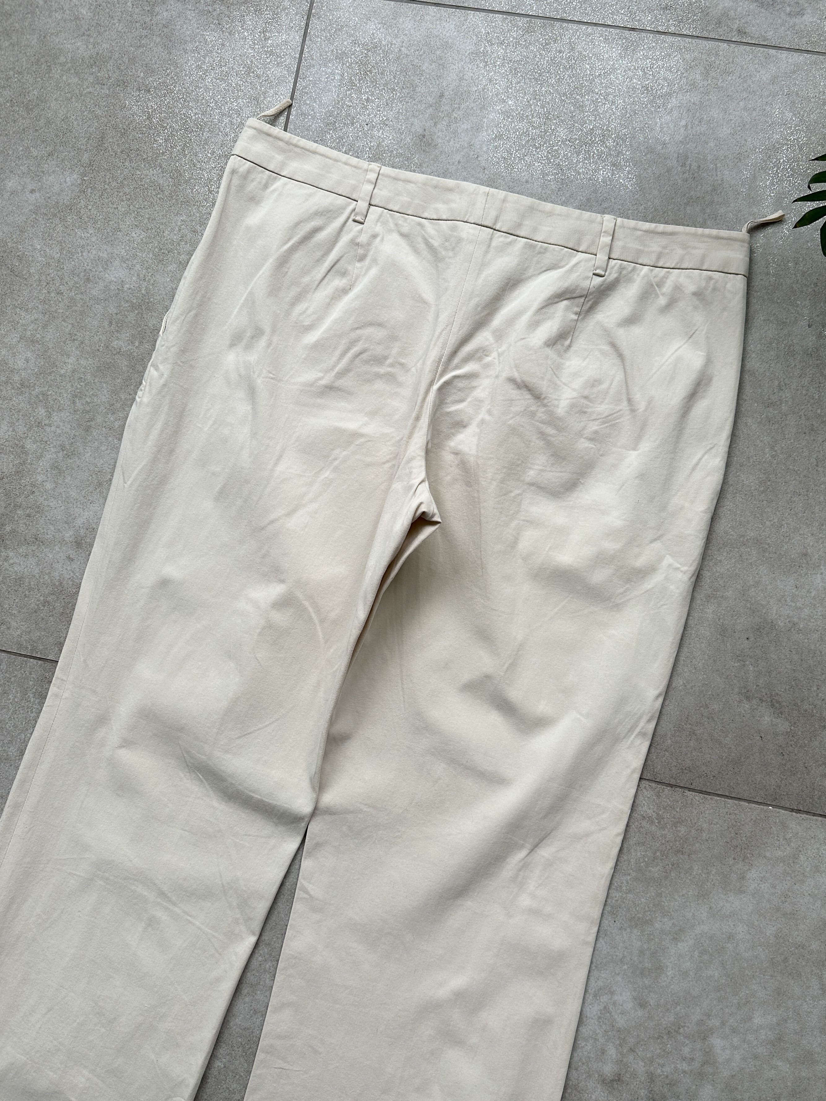 Prada Prada Cream Pants Trousers Size 32" / US 10 / IT 46 - 4 Thumbnail