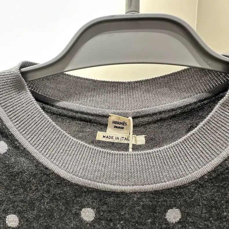 Hermes Hermes Polka Dot High Neck Knit Top Size S / US 4 / IT 40 - 3 Thumbnail