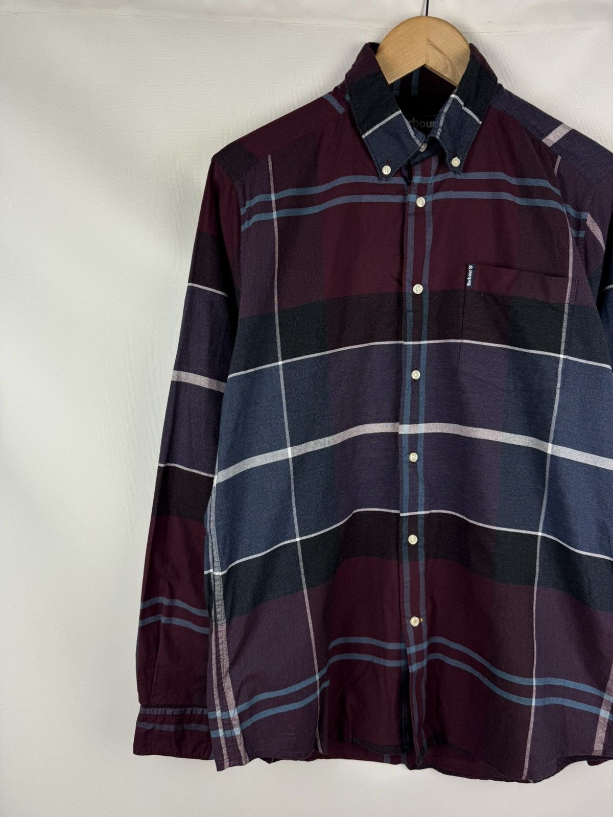 Barbour Barbour Cannich Men’s Long Sleeve Plaid Button Up Shirt Size US M / EU 48-50 / 2 - 2 Thumbnail
